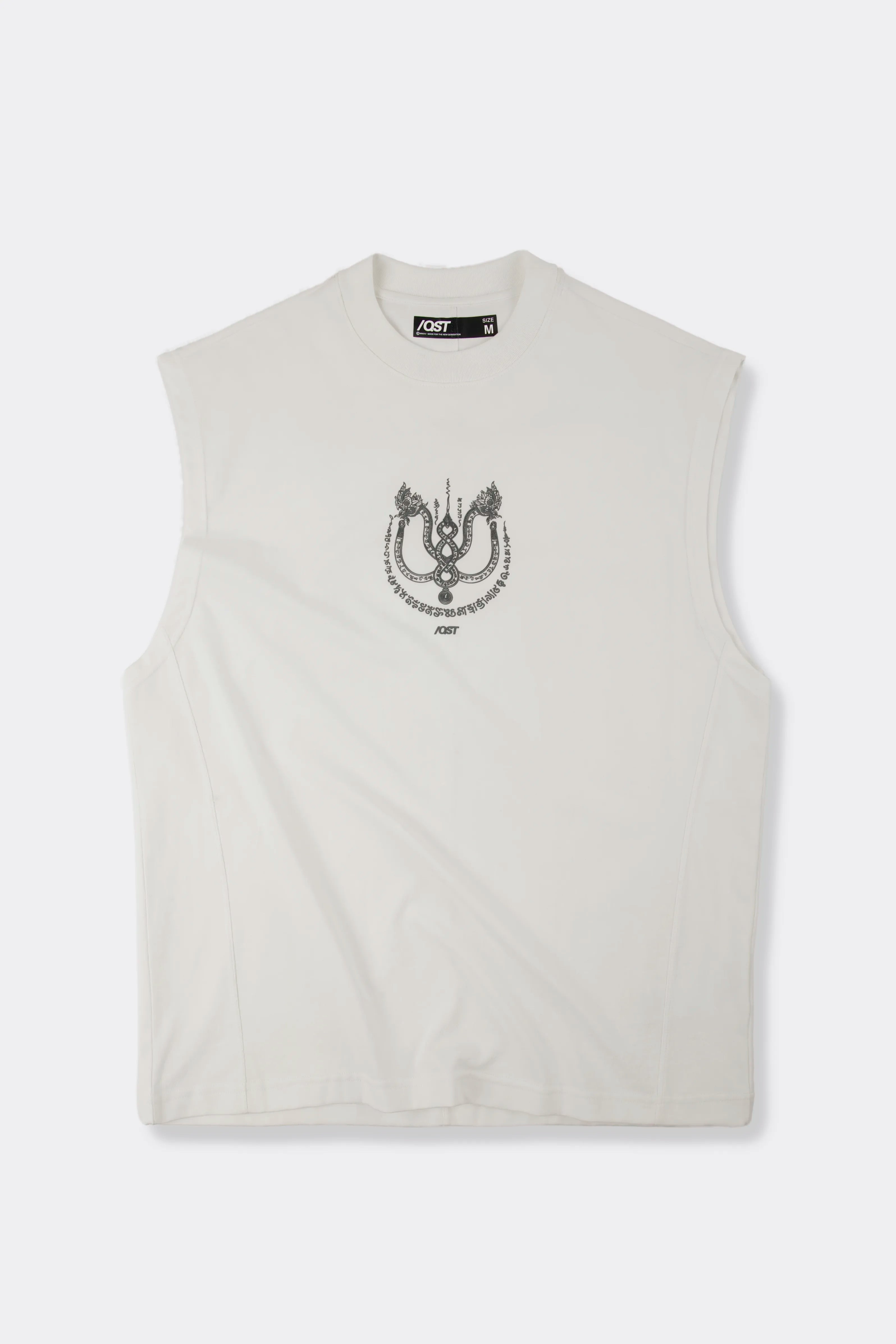 CAMISETA MANGA SISA COLOR IVORY