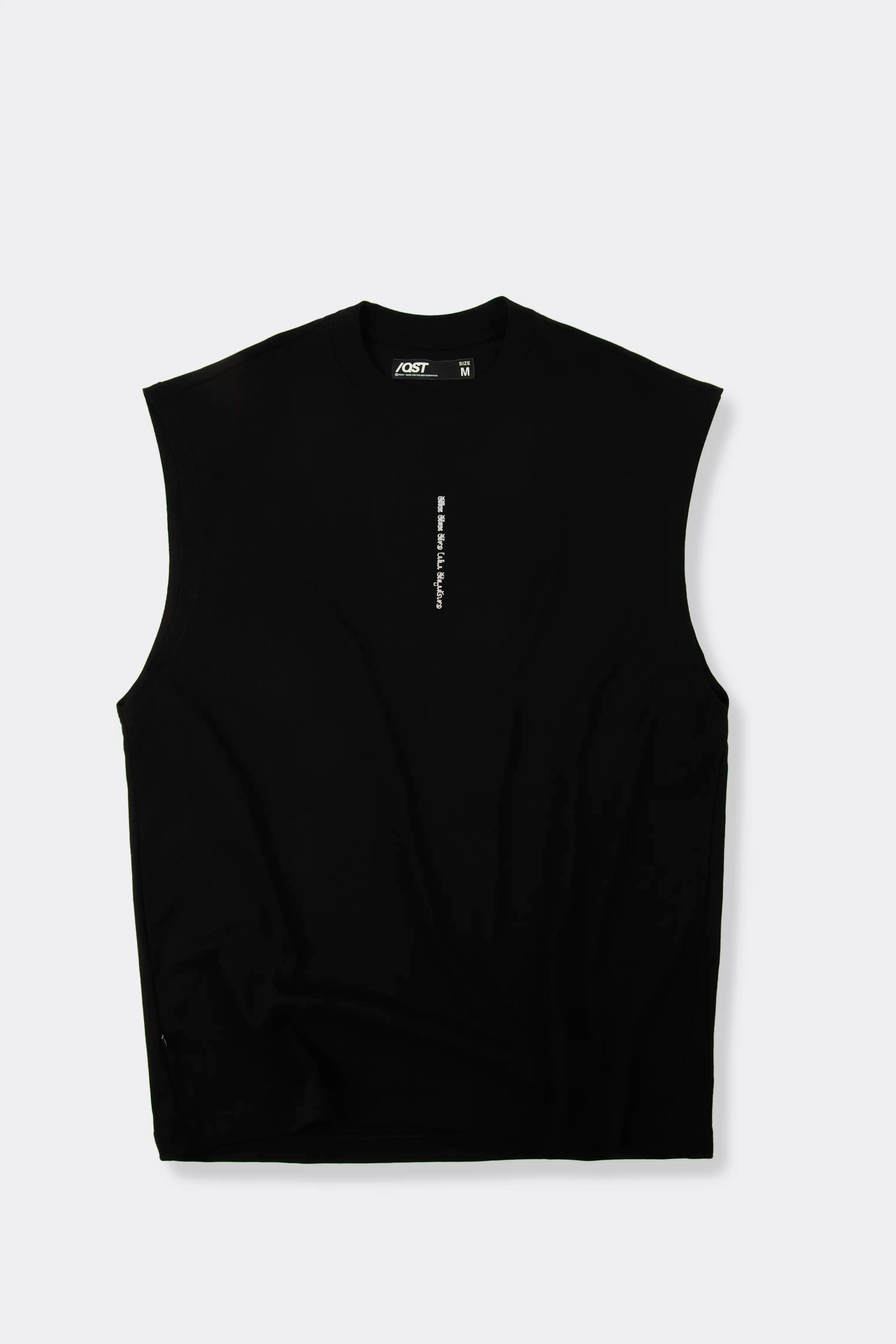 CAMISETA MANGA SISA COLOR NEGRO