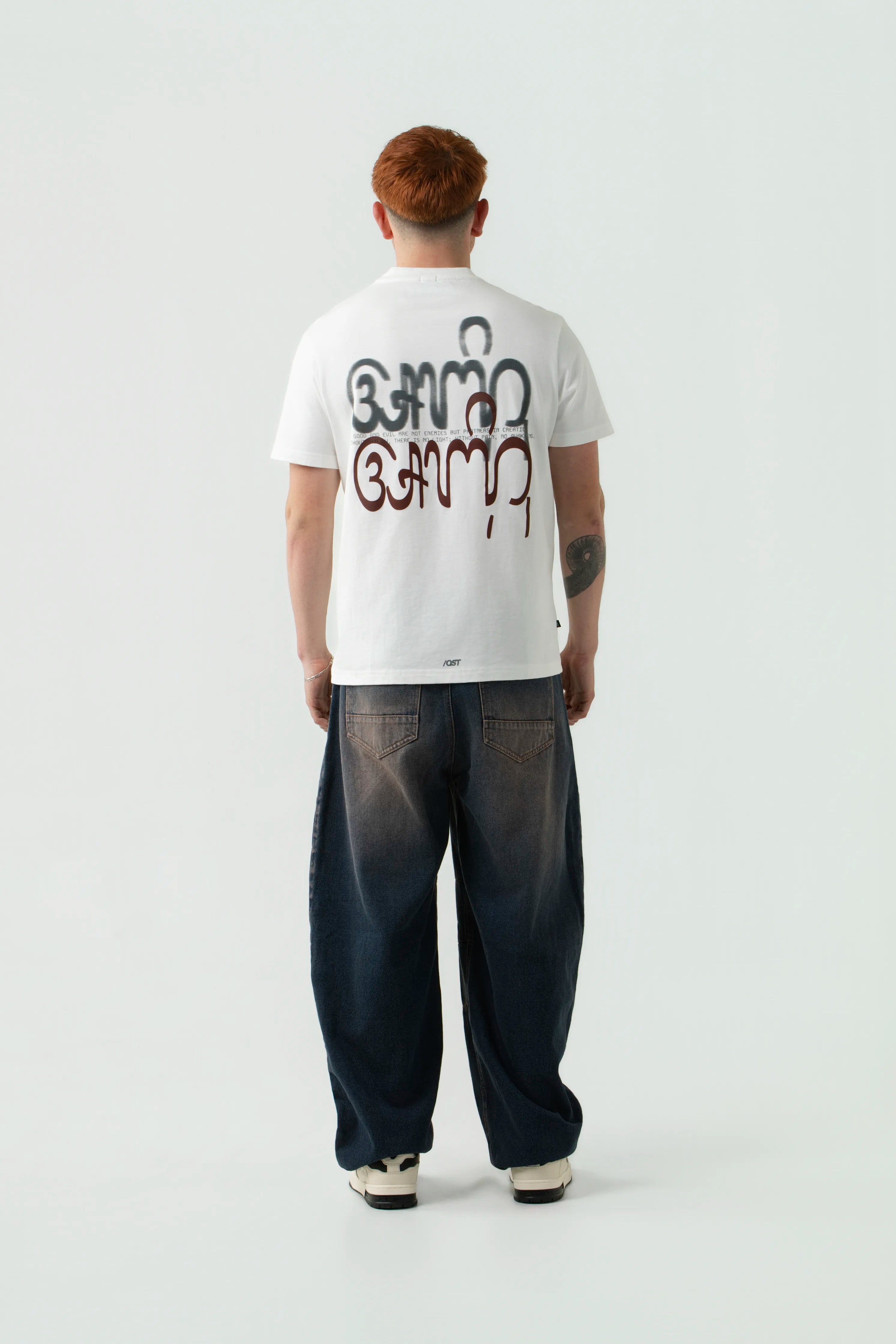 CAMISETA MANGA LARGA COLOR IVORY