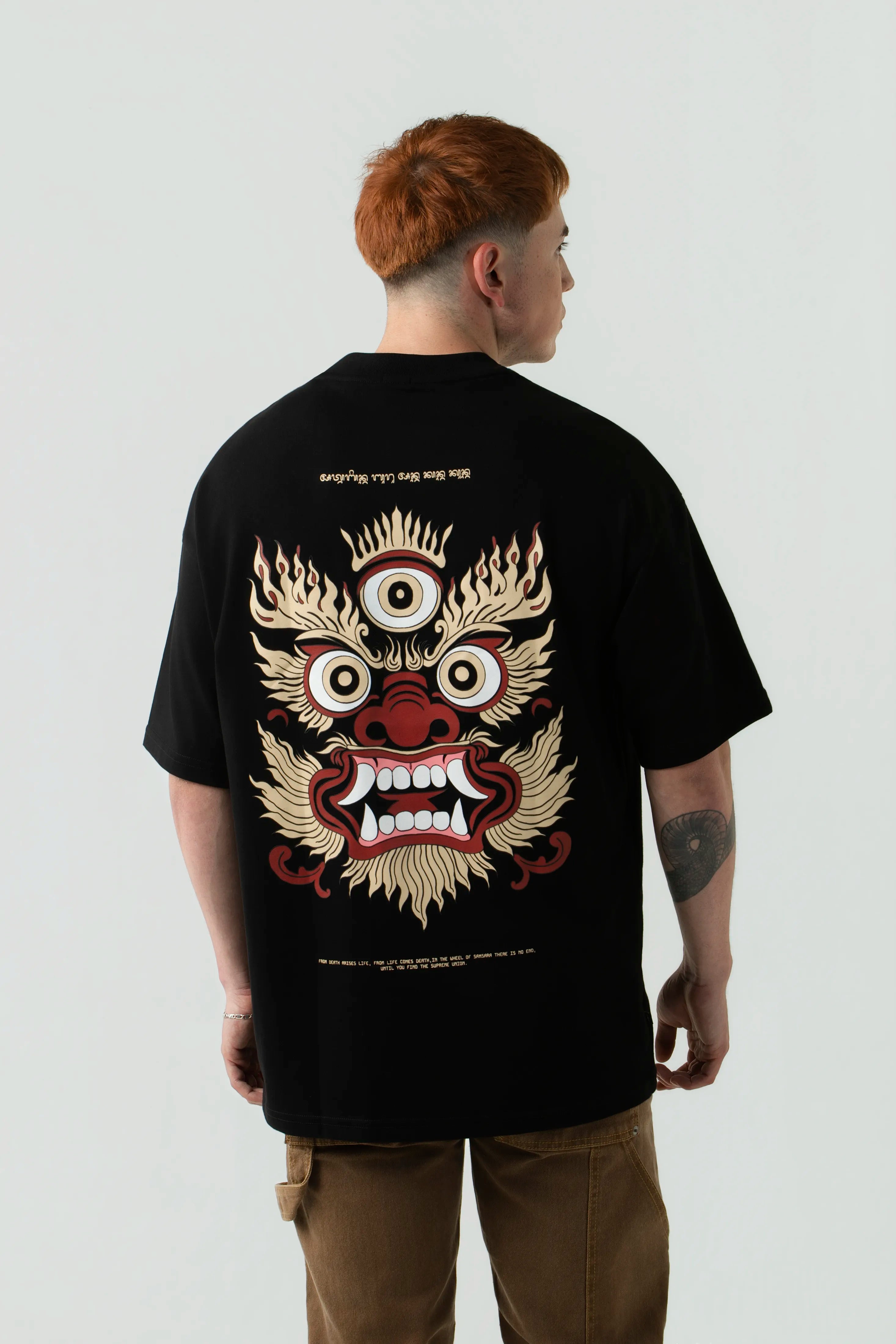 CAMISETA MANGA CORTA COLOR NEGRO