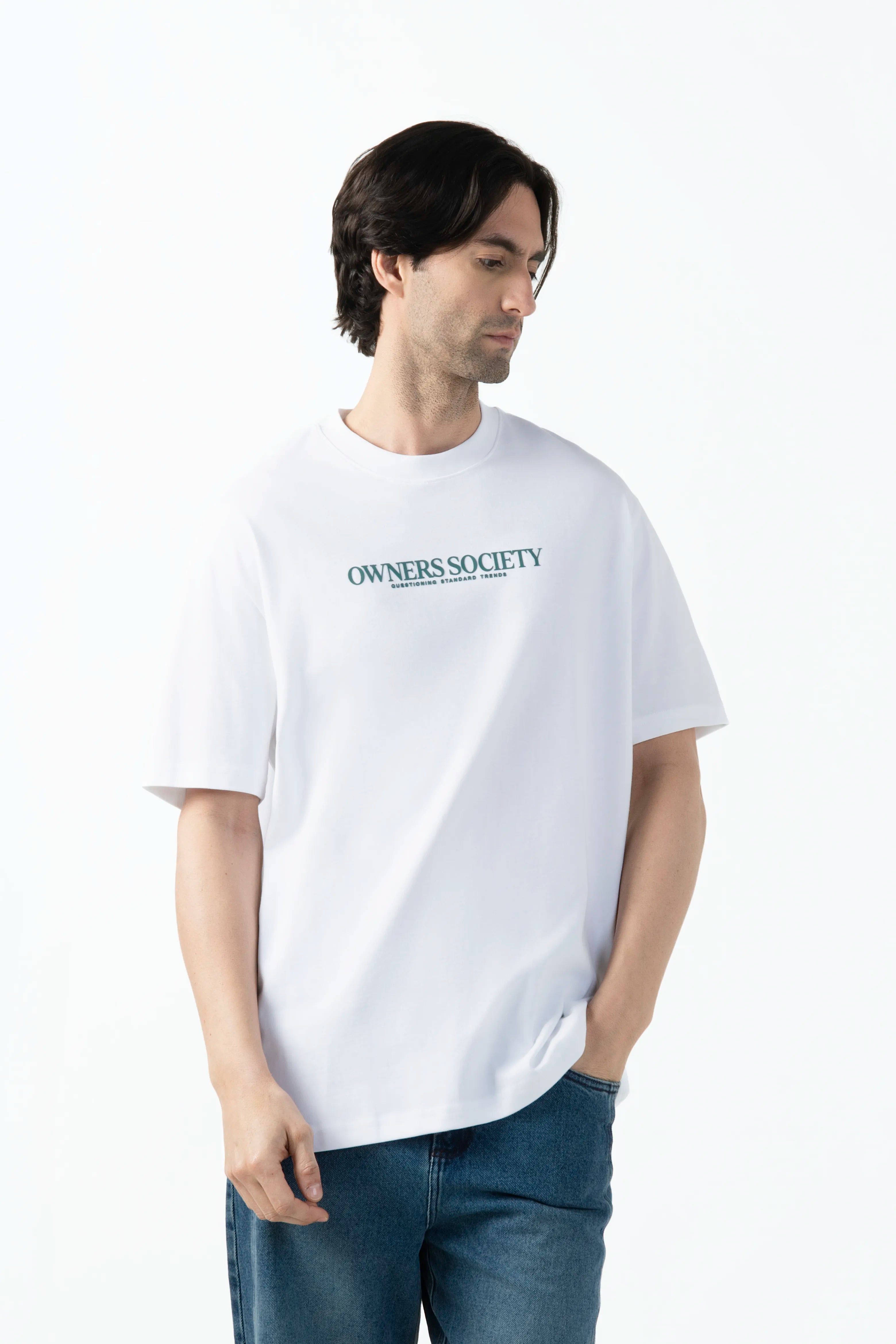 CAMISETA MANGA CORTA COLOR BLANCO