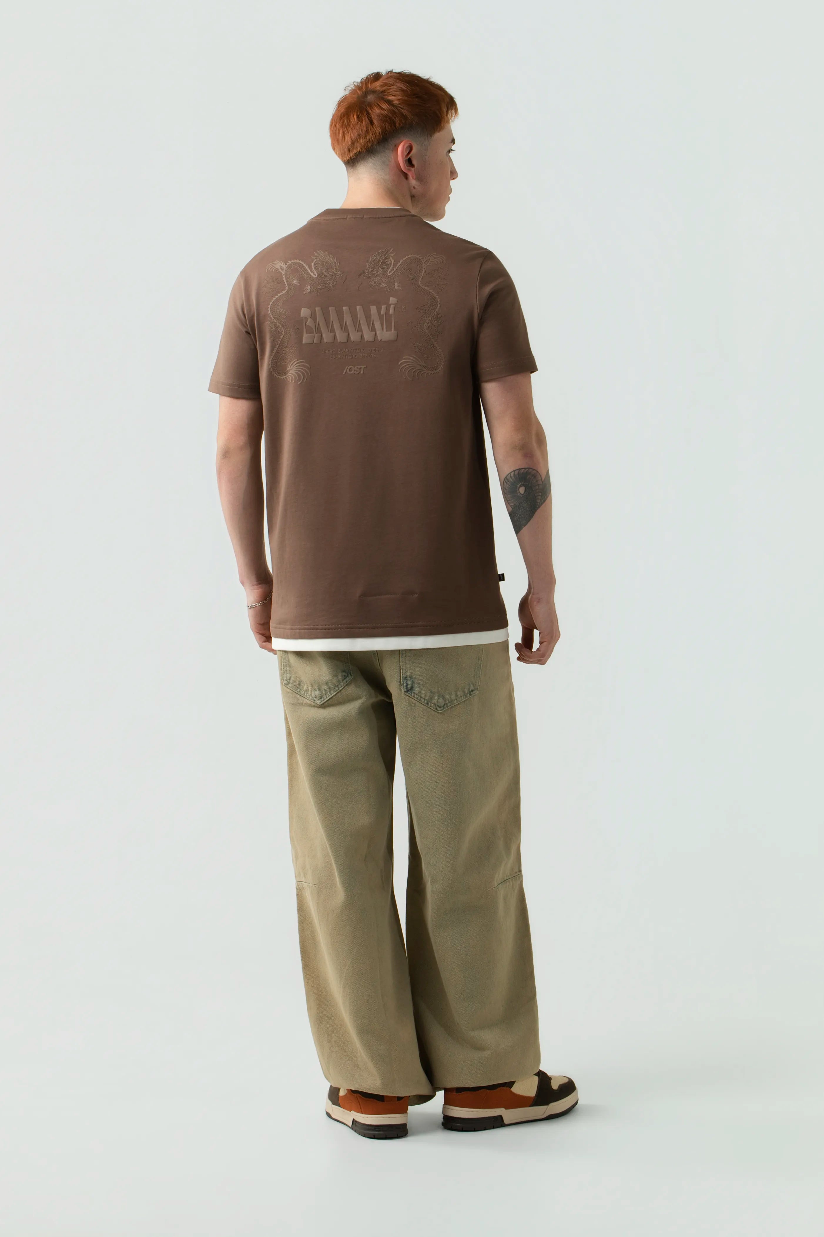 CAMISETA MANGA CORTA COLOR SHAVED CHOCOLATE