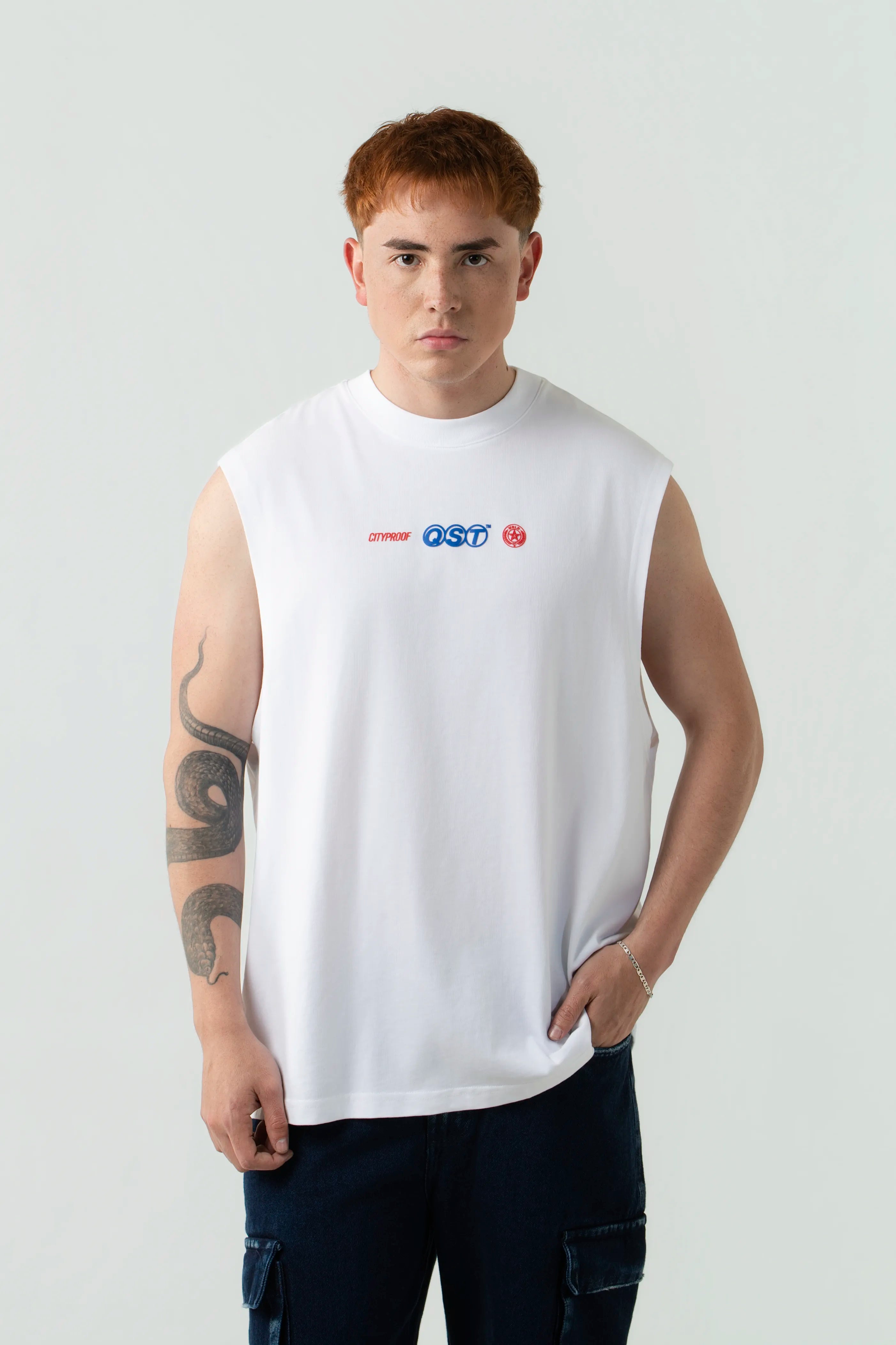 CAMISETA MANGA SISA COLOR BLANCO