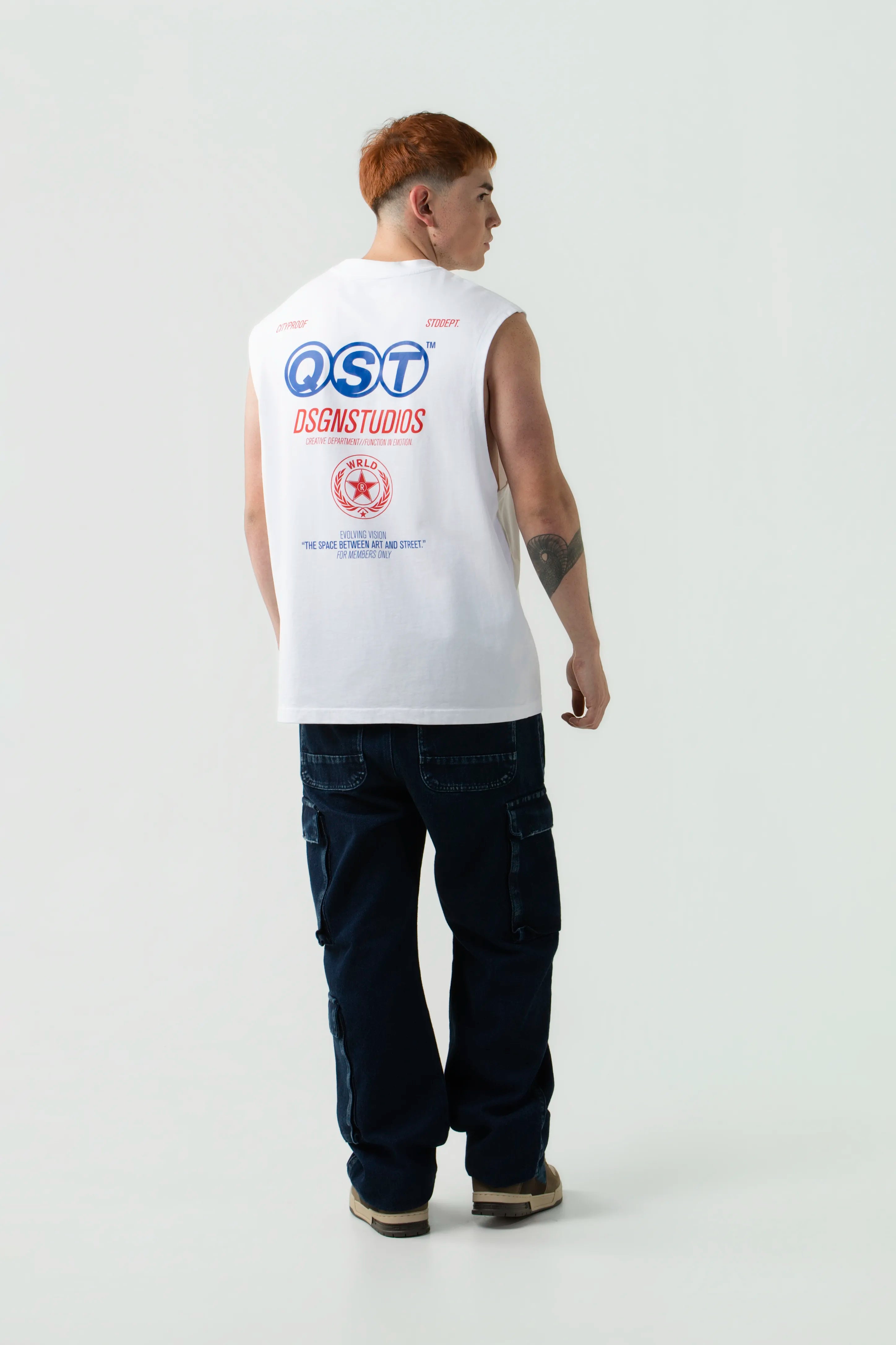 CAMISETA MANGA SISA COLOR BLANCO