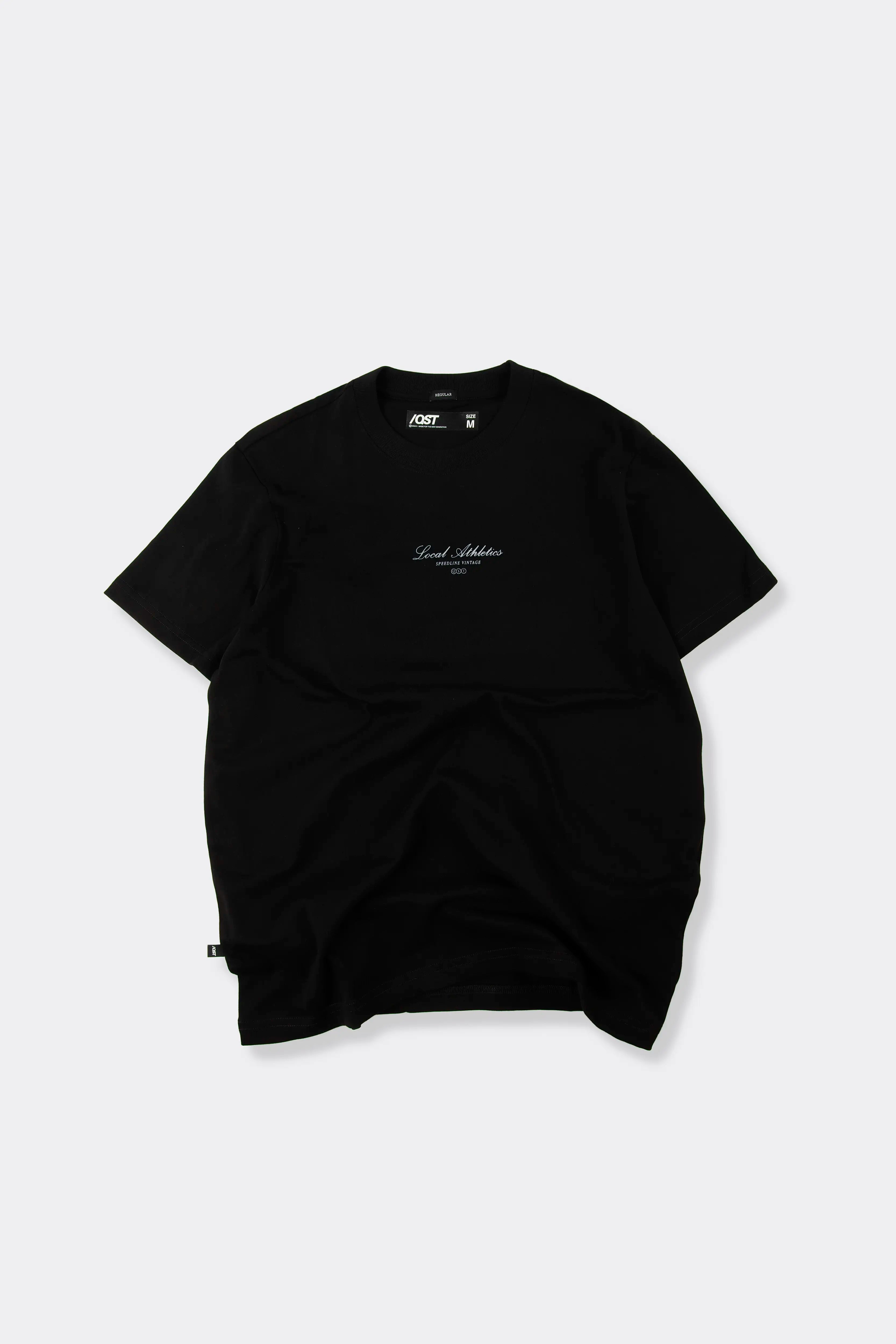 CAMISETA MANGA CORTA COLOR NEGRO