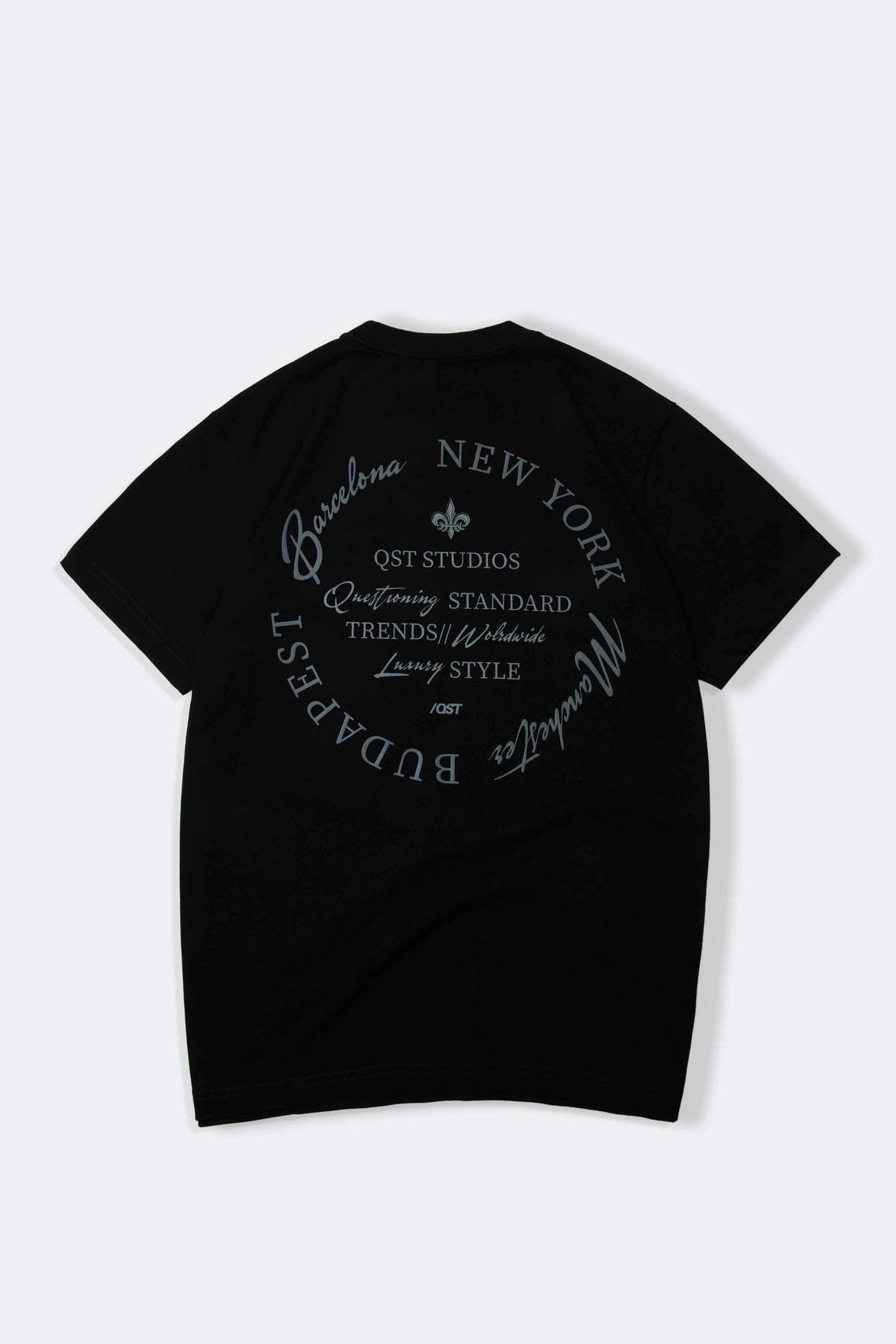 CAMISETA MANGA CORTA COLOR NEGRO