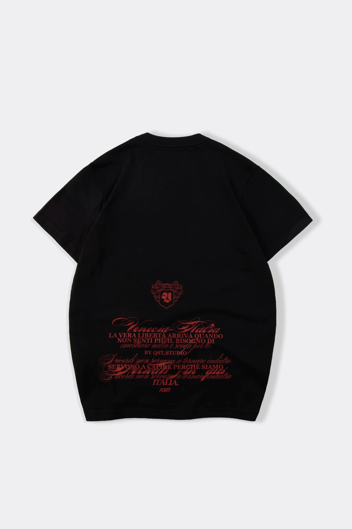 CAMISETA MANGA CORTA COLOR NEGRO