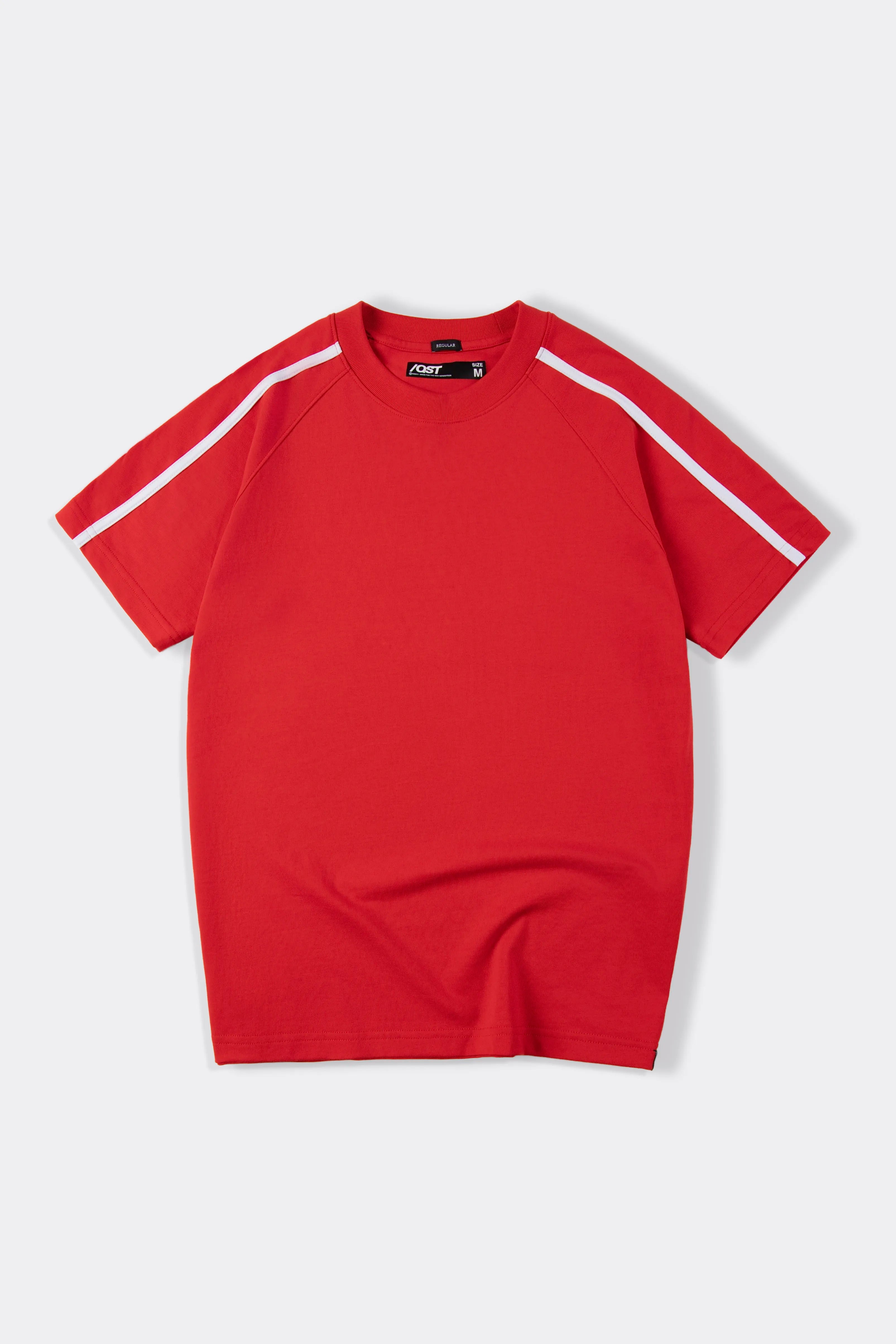 CAMISETA MANGA CORTA COLOR ROJO INTENSO
