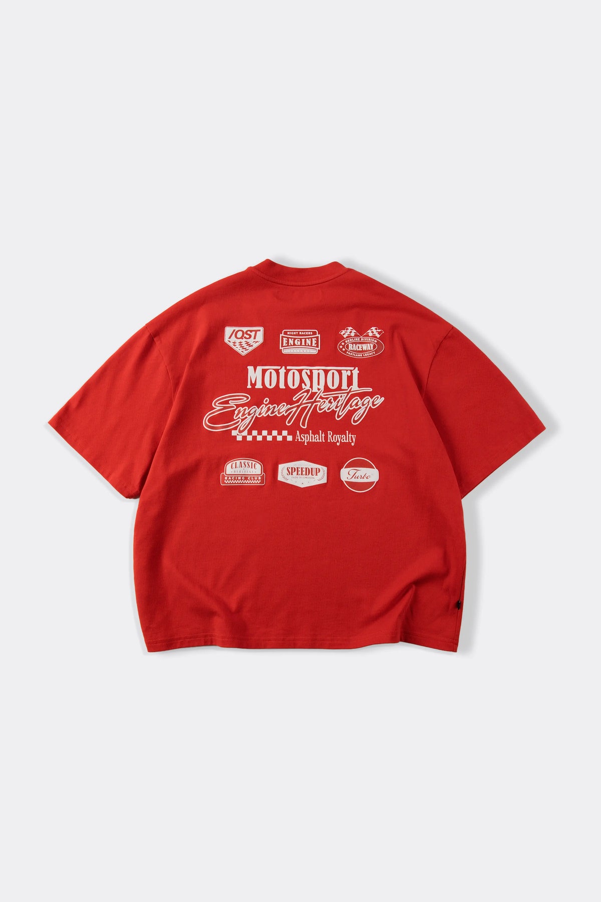 CAMISETA MANGA CORTA COLOR ROJO INTENSO