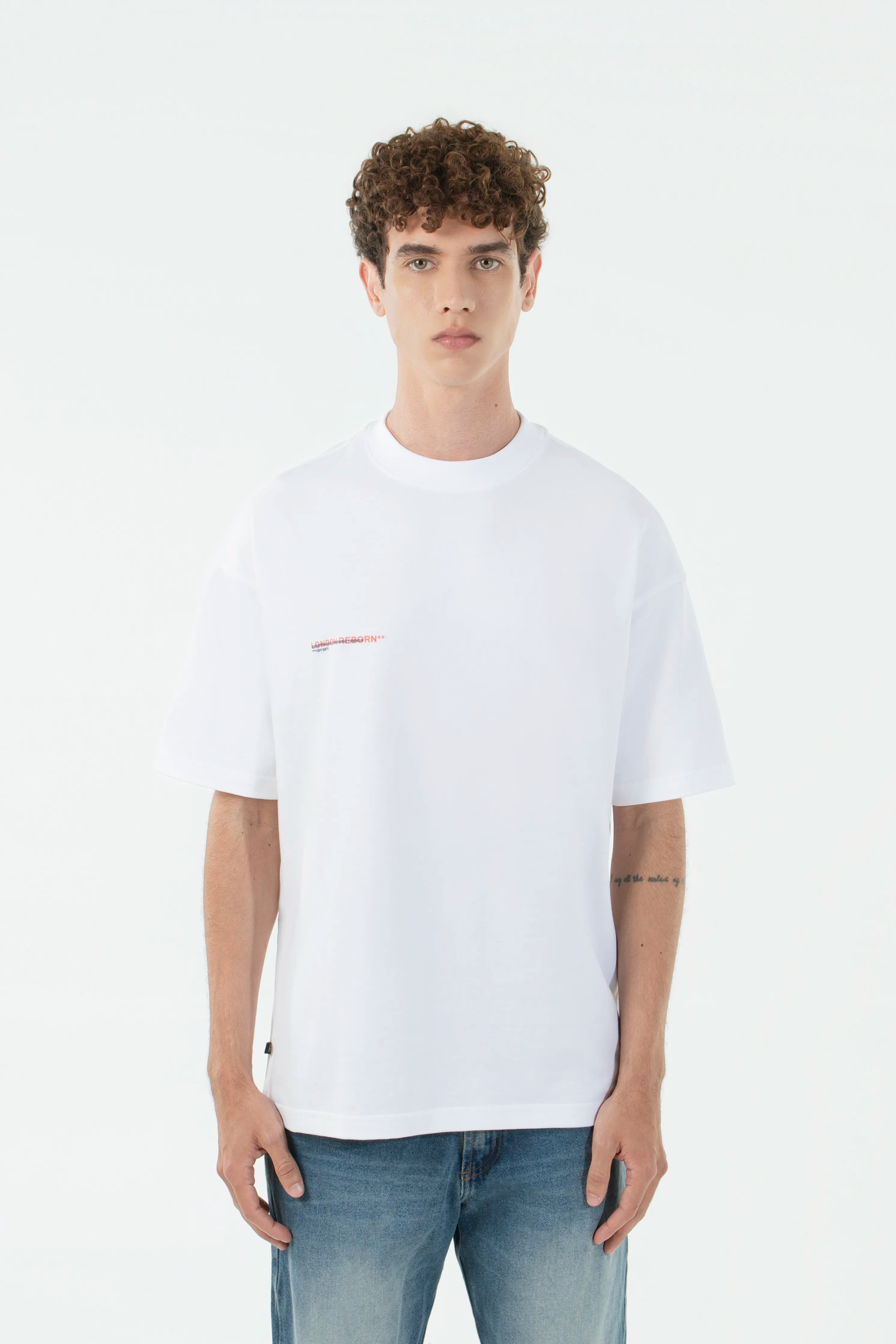CAMISETA MANGA CORTA COLOR BLANCO
