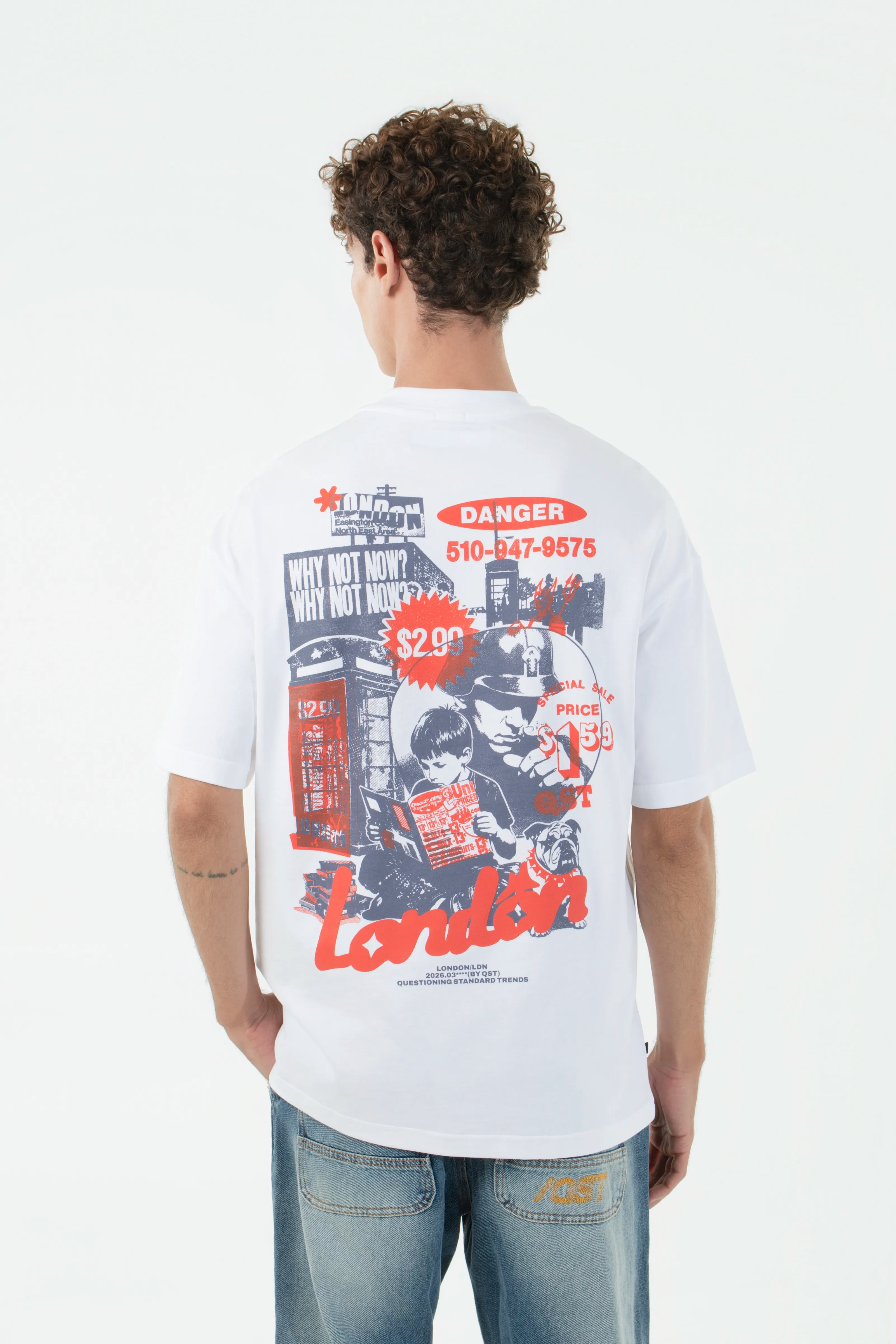 CAMISETA MANGA CORTA COLOR BLANCO