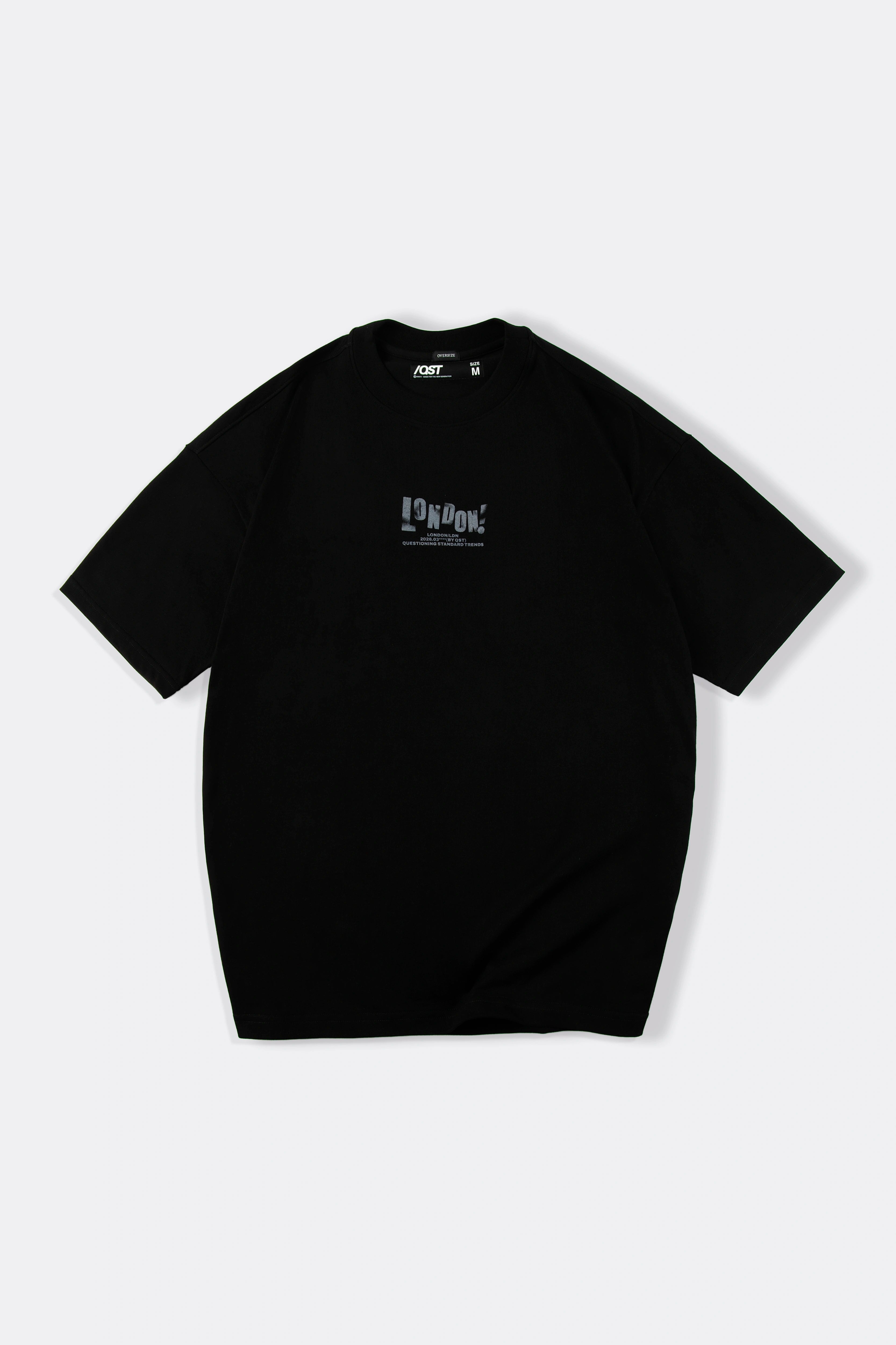 CAMISETA MANGA CORTA COLOR NEGRO