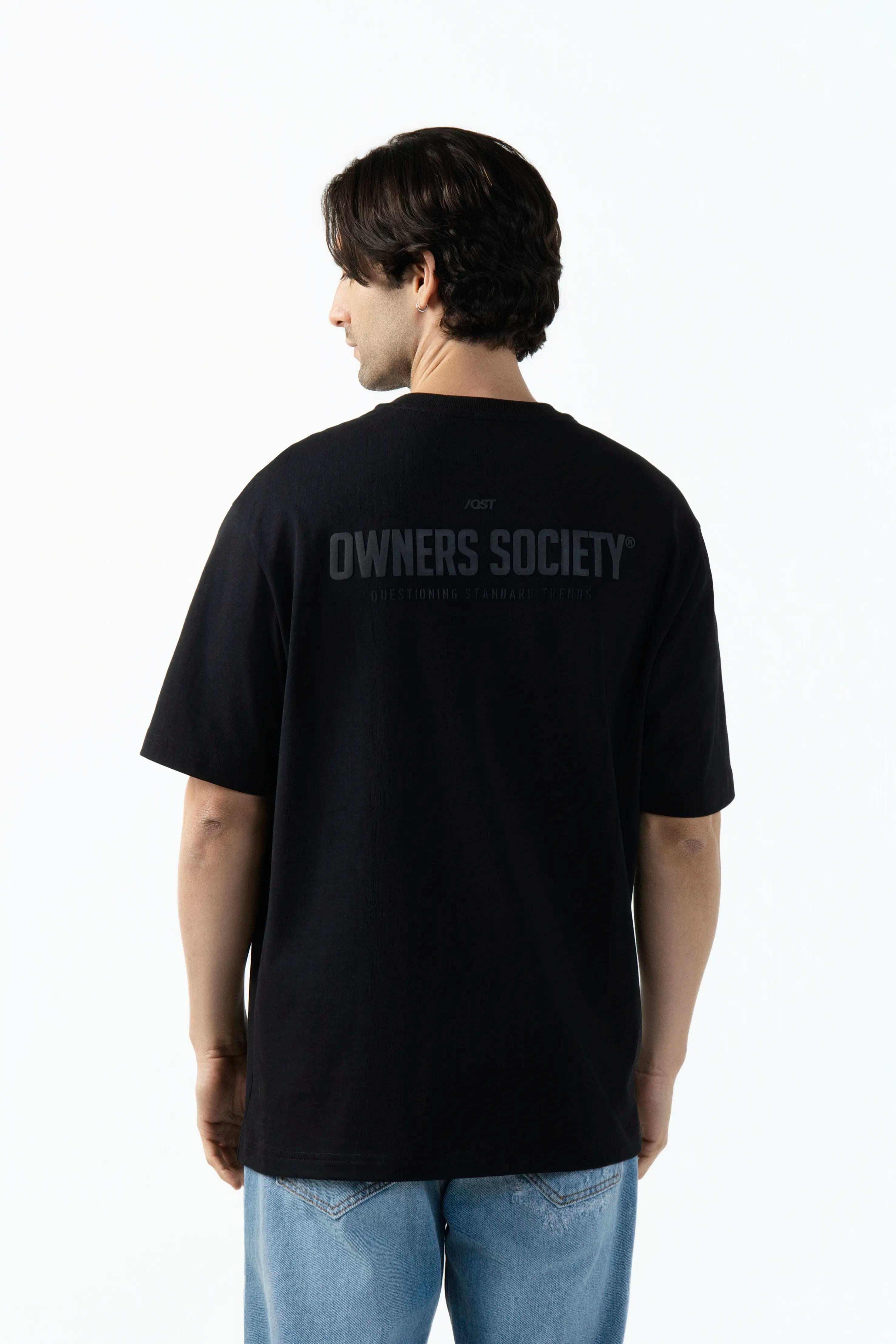 CAMISETA MANGA CORTA COLOR NEGRO