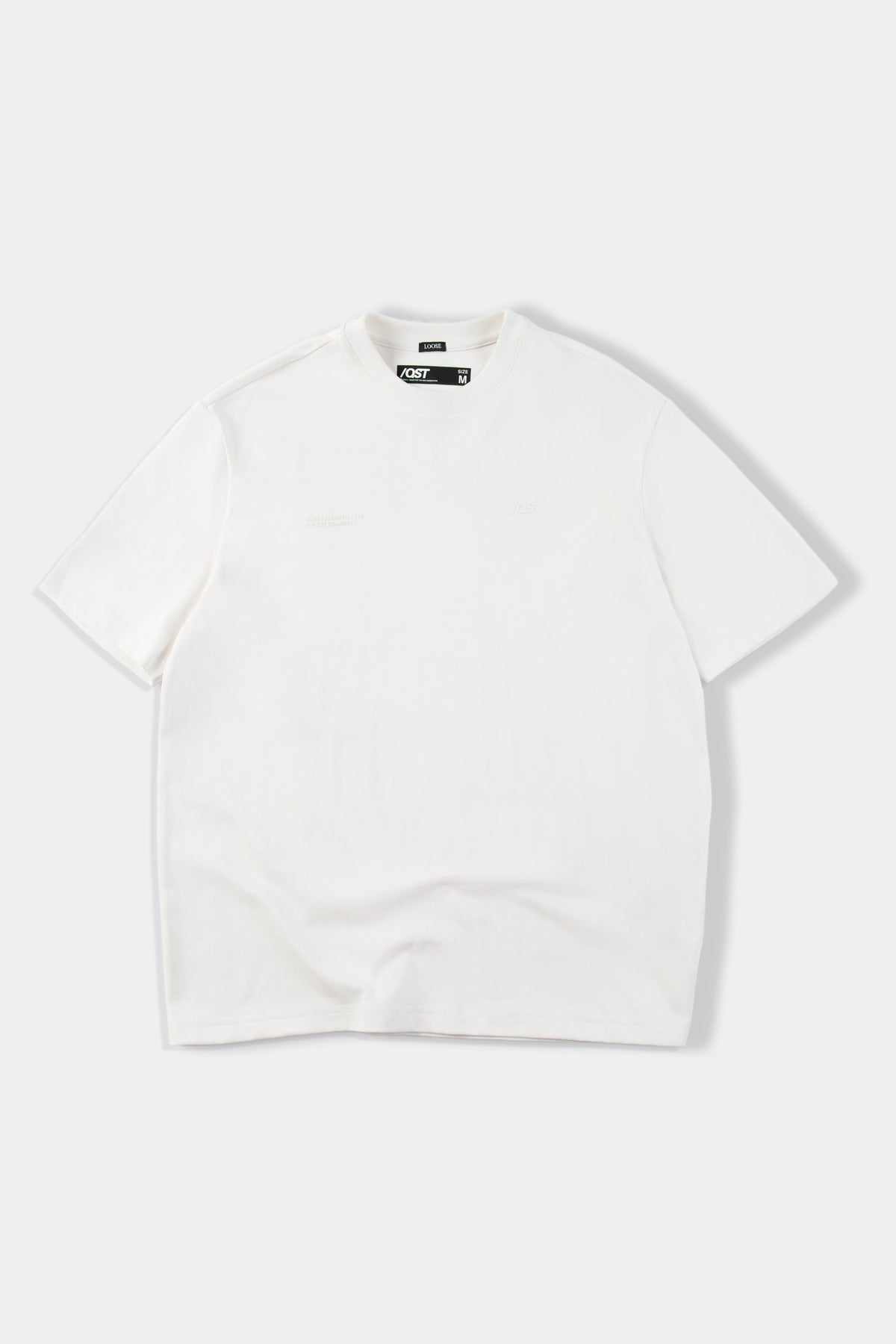 CAMISETA MANGA CORTA COLOR IVORY