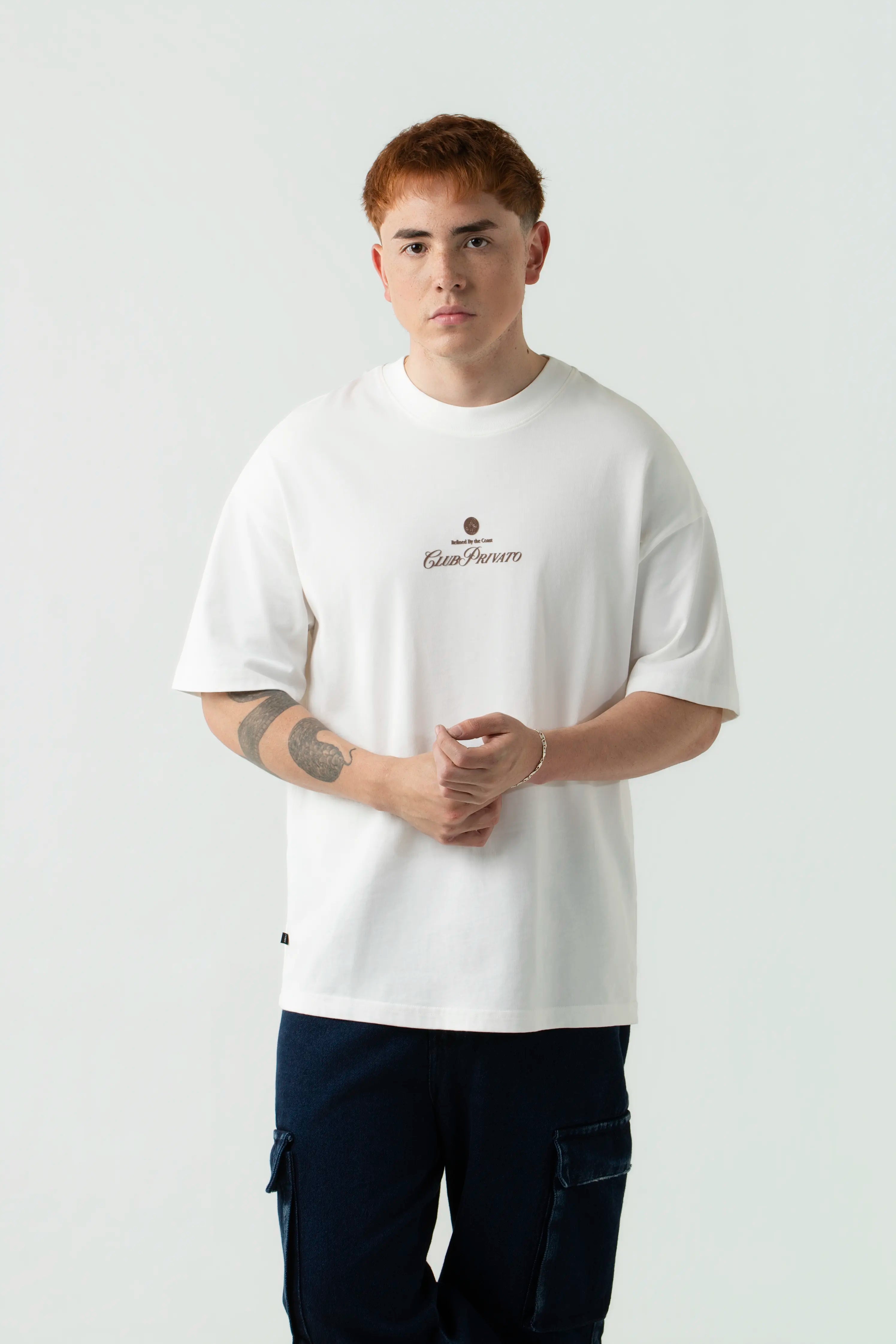 CAMISETA MANGA CORTA COLOR IVORY