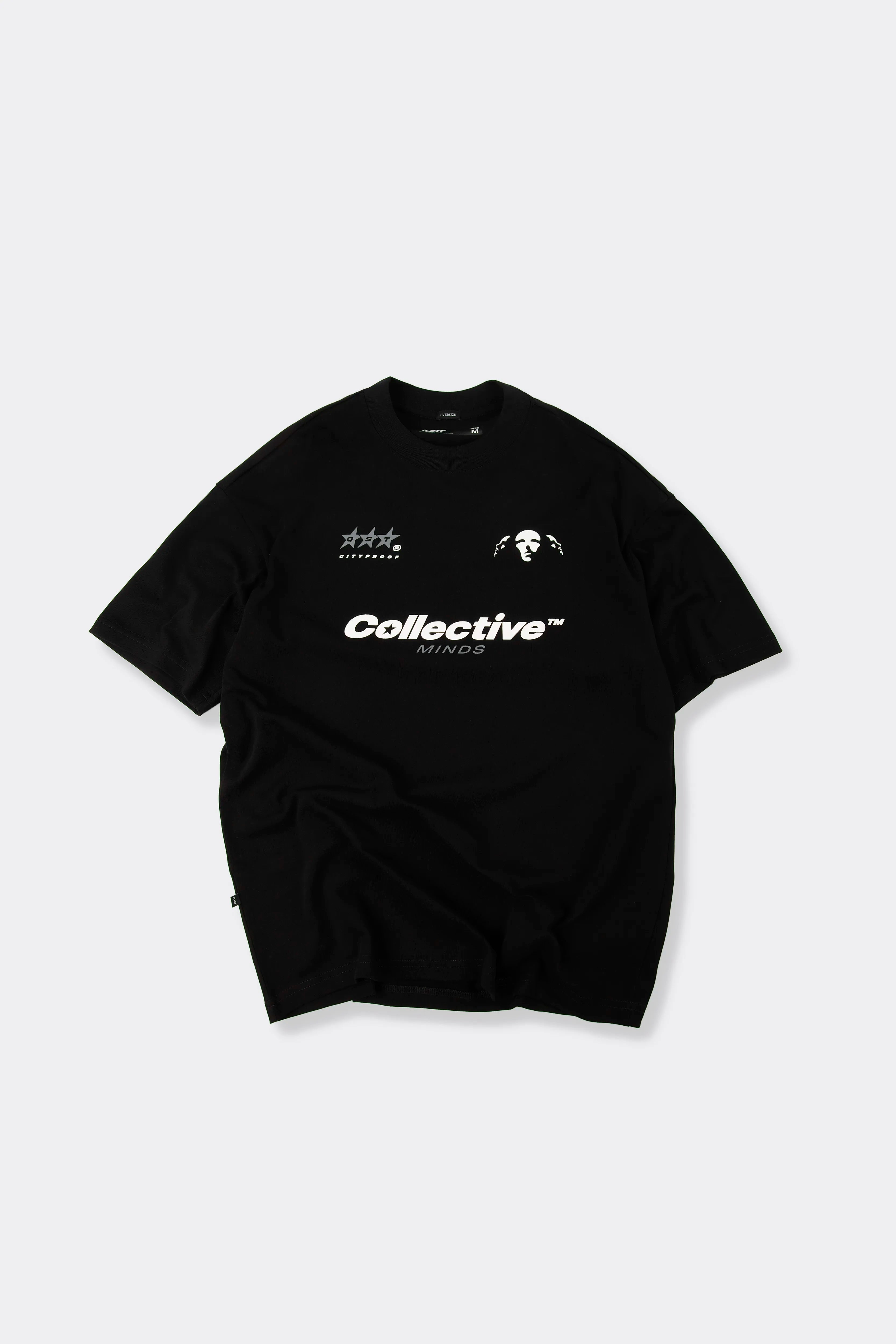 CAMISETA MANGA CORTA COLOR NEGRO