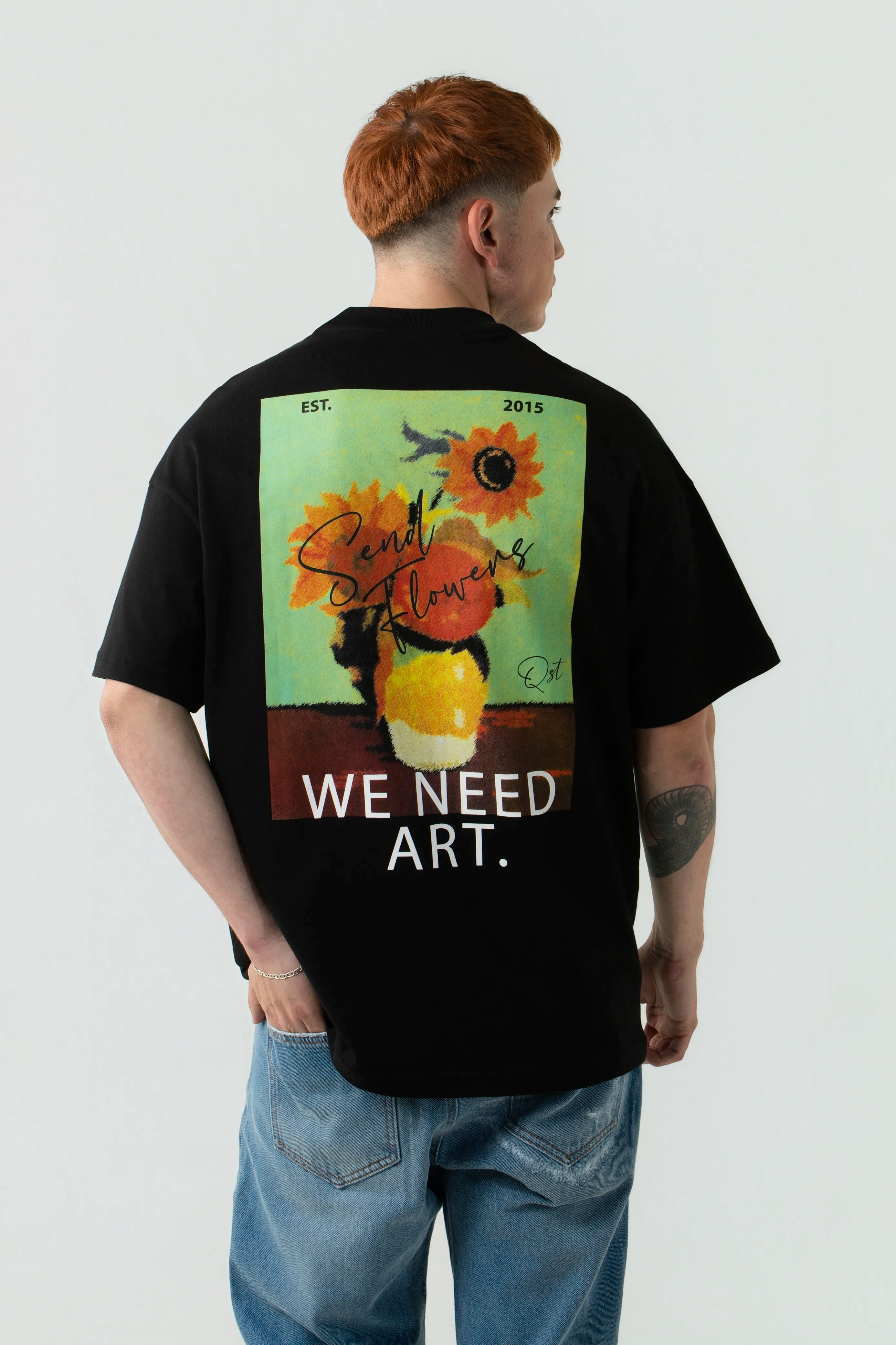 CAMISETA MANGA CORTA COLOR NEGRO