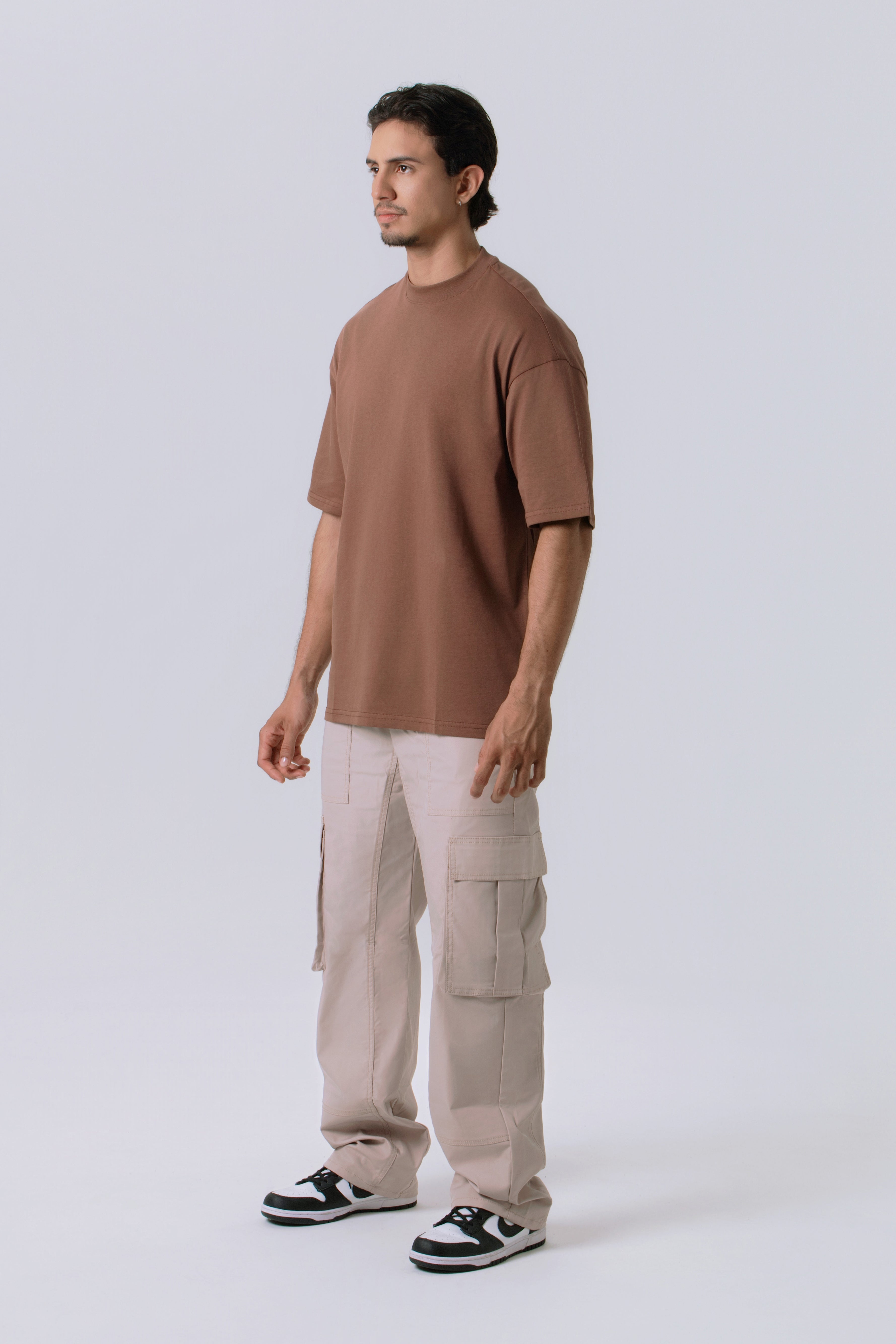 CAMISETA OVERSIZE COLOR BRUNETTE