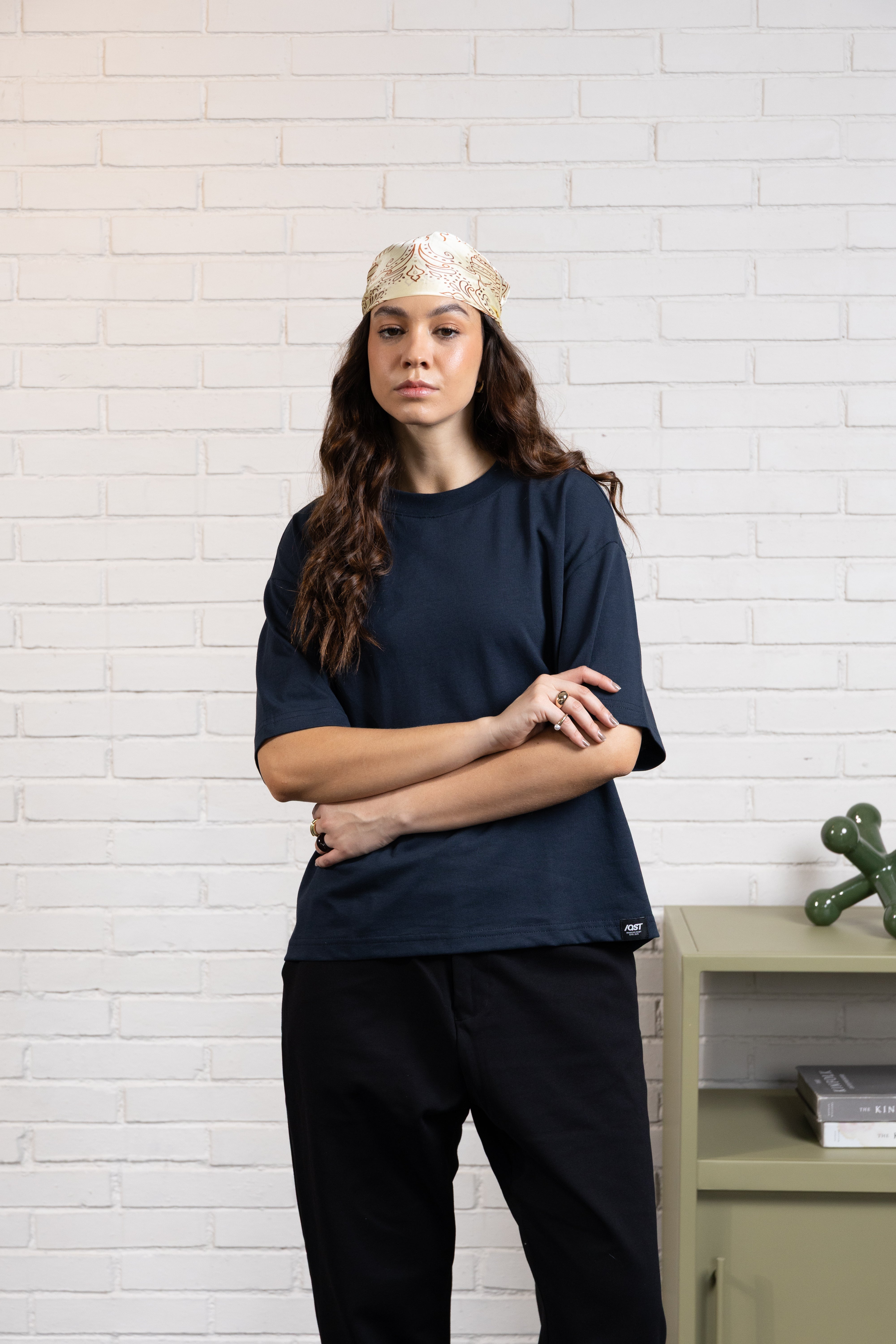 CAMISETA MANGA CORTA COLOR AZUL OSCURO