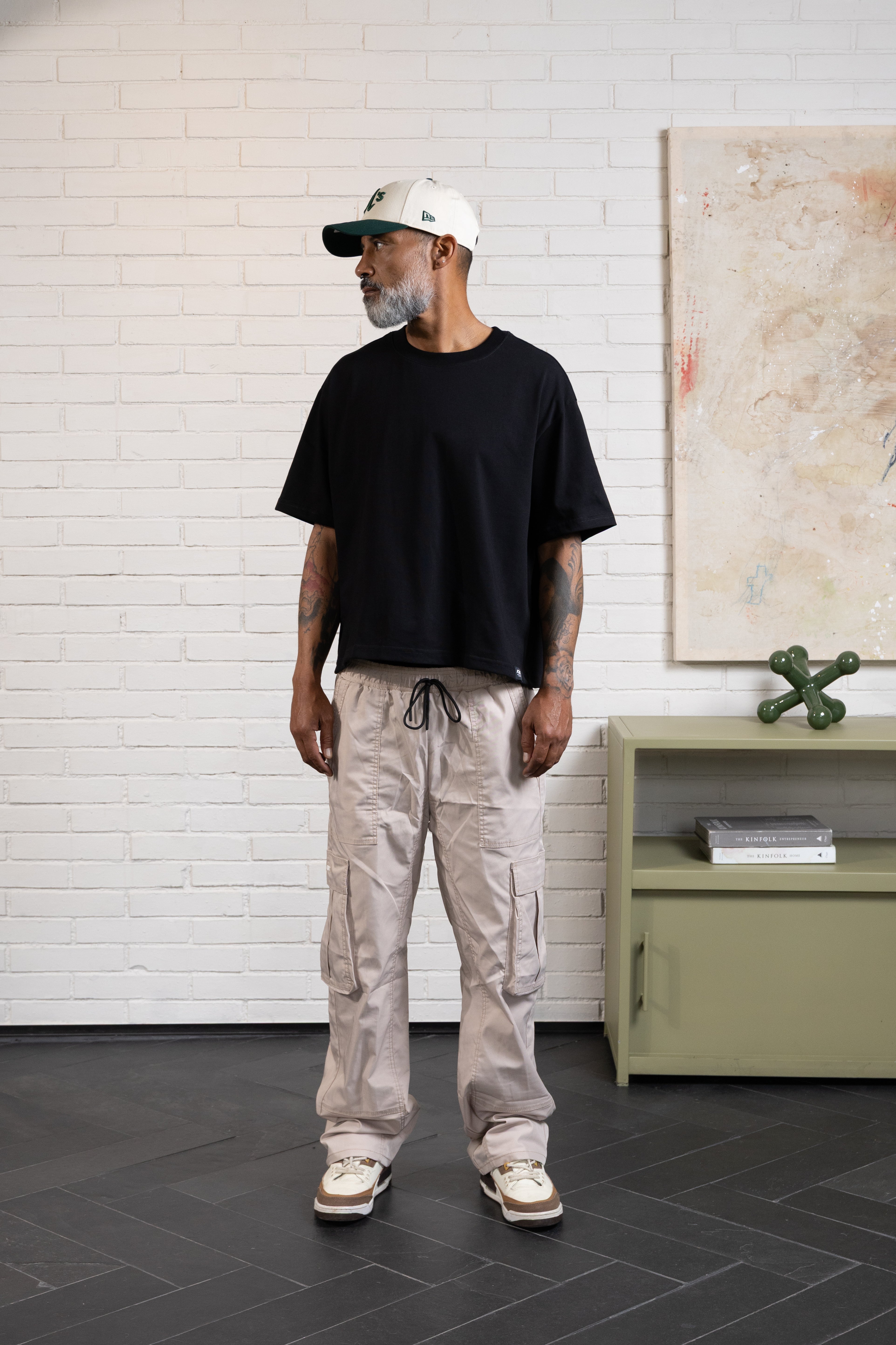 CAMISETA MANGA CORTA COLOR NEGRO