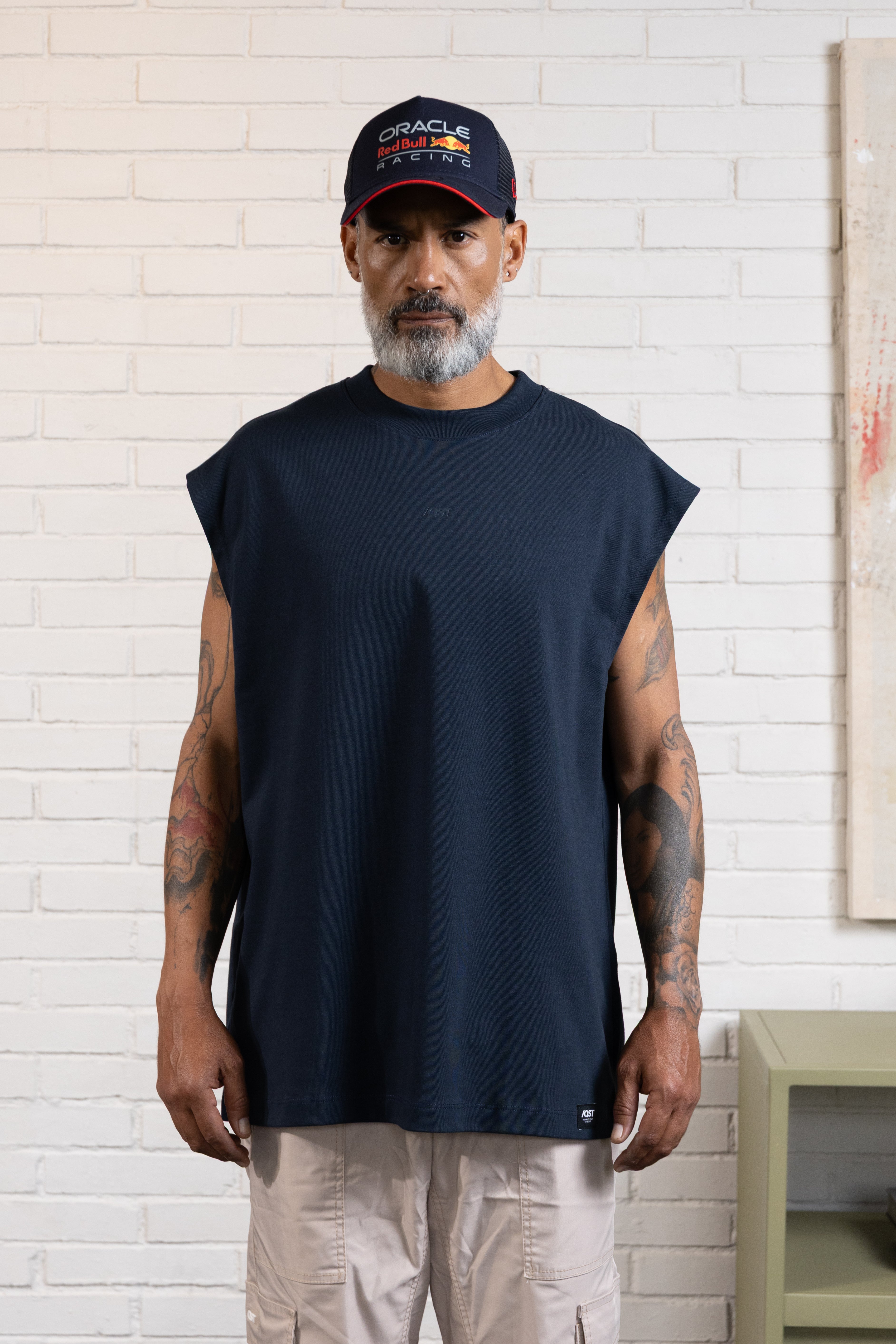 CAMISETA MANGA CORTA COLOR AZUL OSCURO