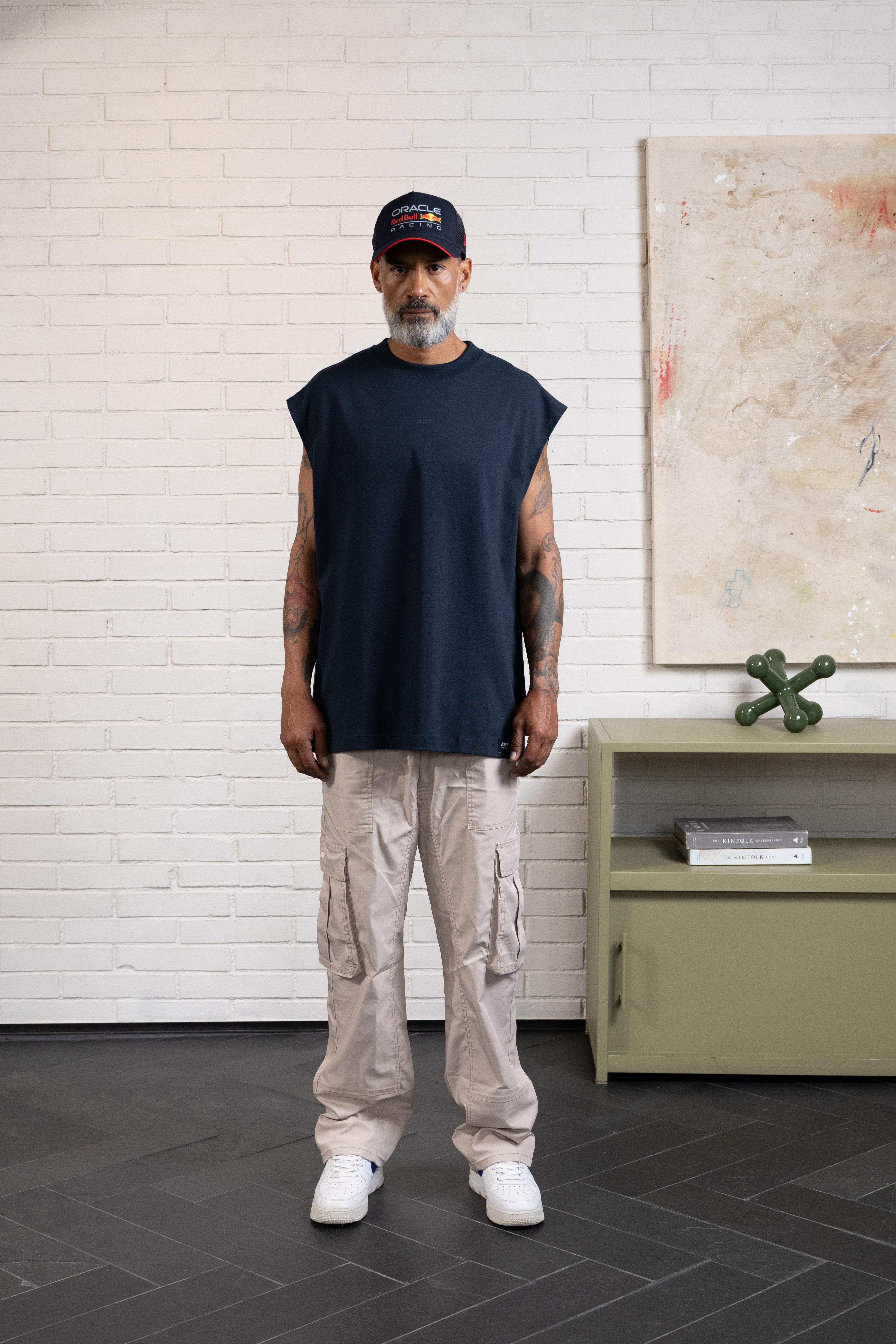 CAMISETA MANGA CORTA COLOR AZUL OSCURO