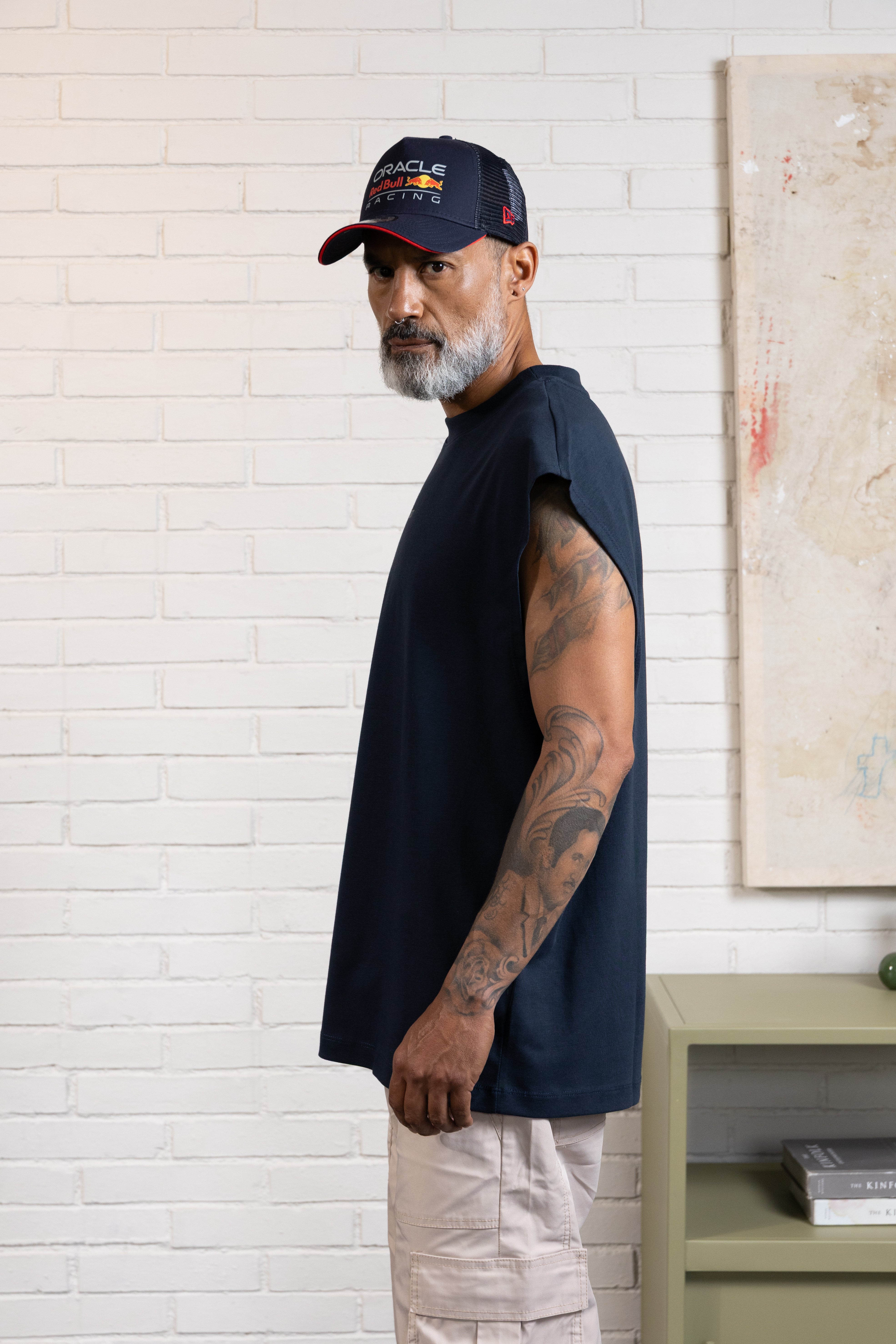 CAMISETA MANGA CORTA COLOR AZUL OSCURO