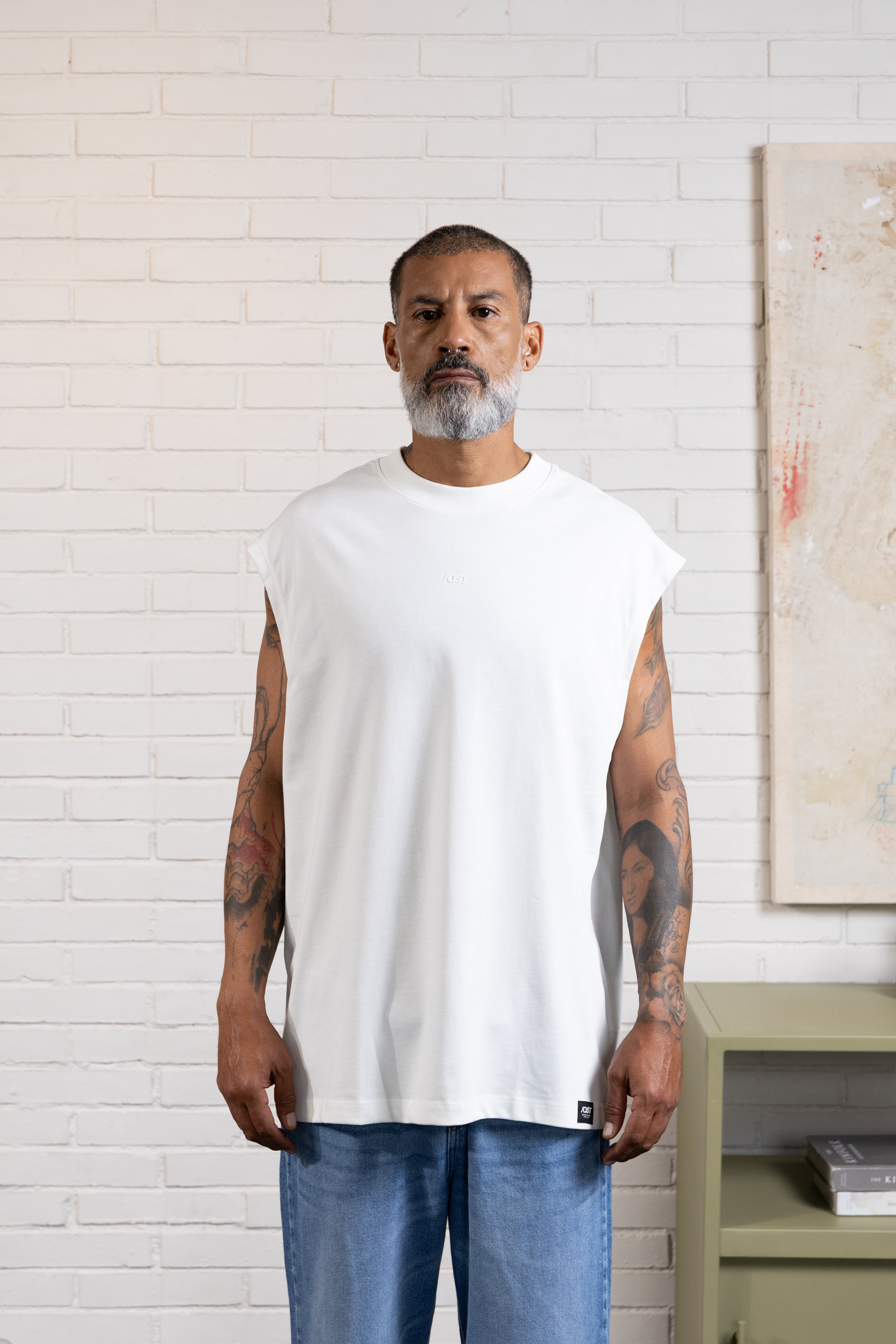 CAMISETA MANGA CORTA COLOR IVORY