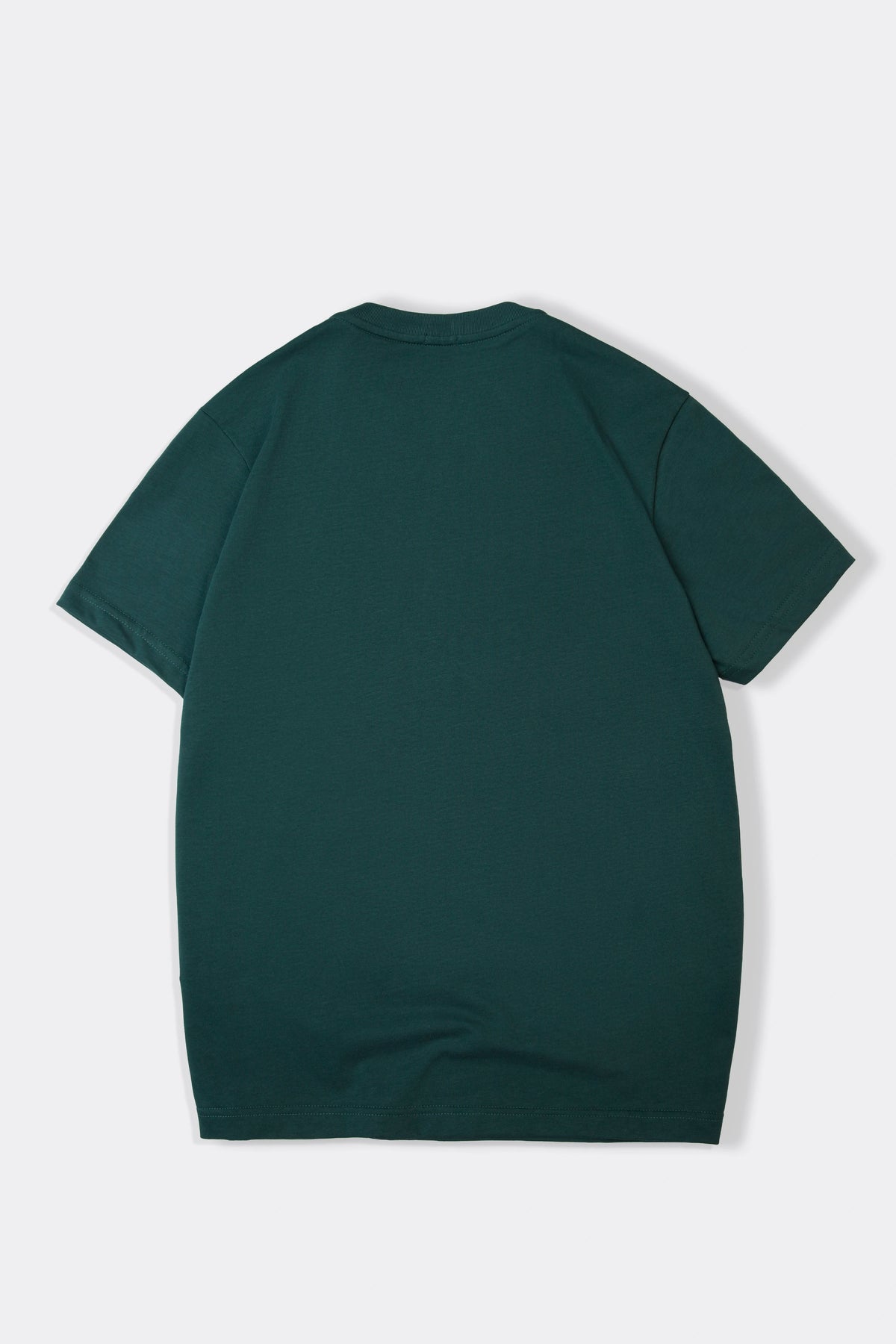 CAMISETA MANGA CORTA COLOR VERDE BOTELLA