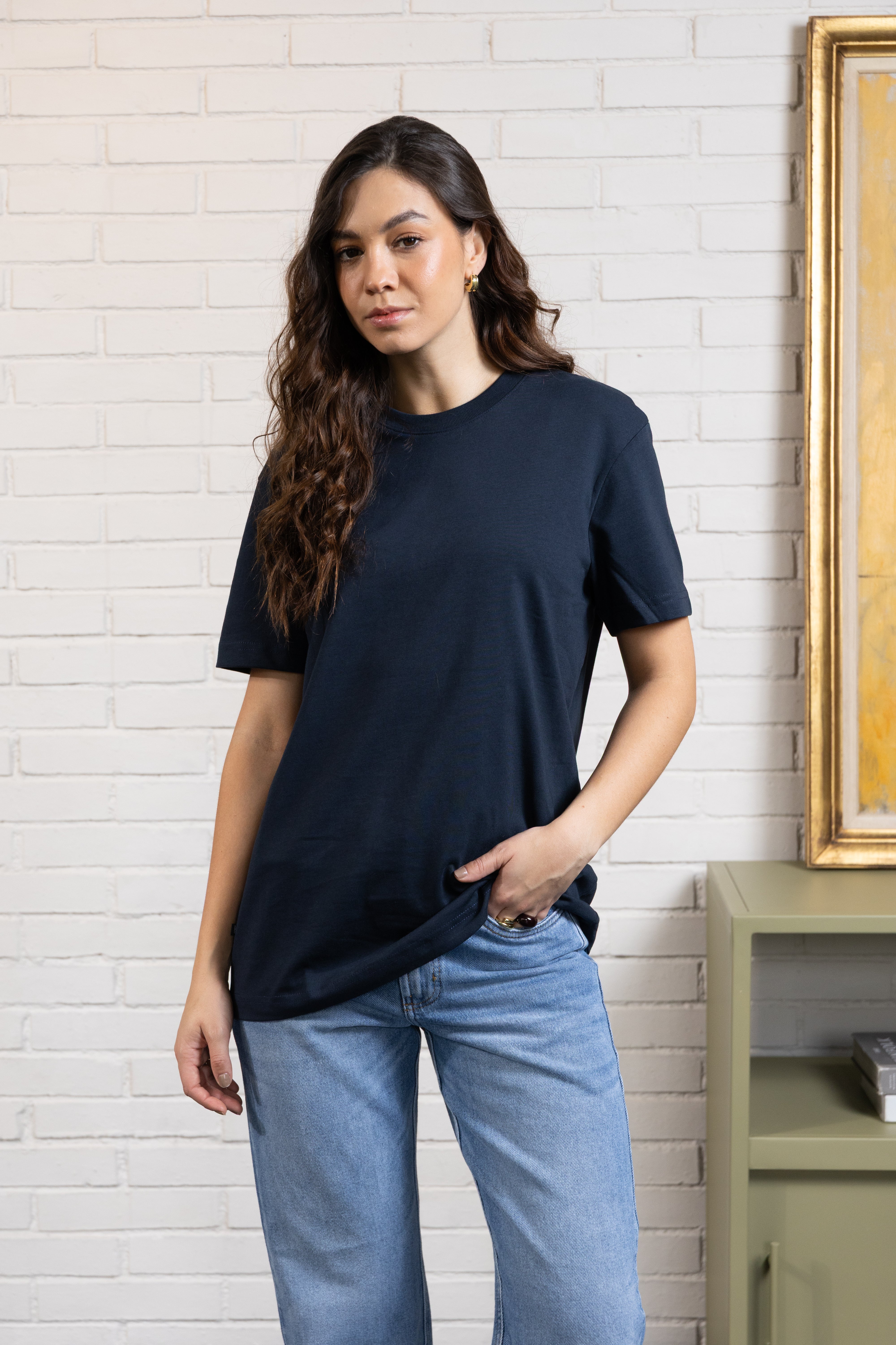 CAMISETA MANGA CORTA COLOR IVORY
