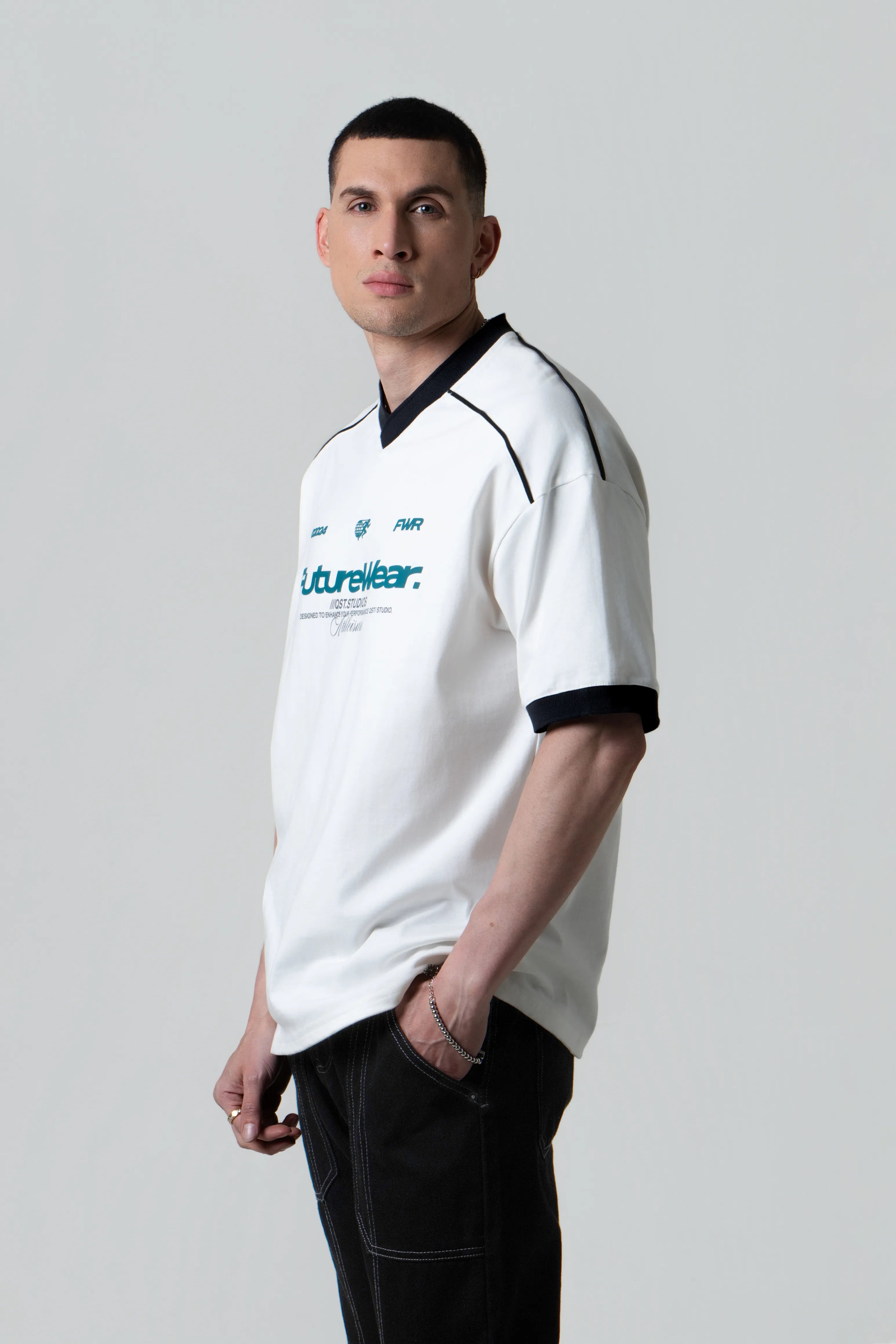 CAMISETA PREMIUM MANGA CORTA COLOR IVORY