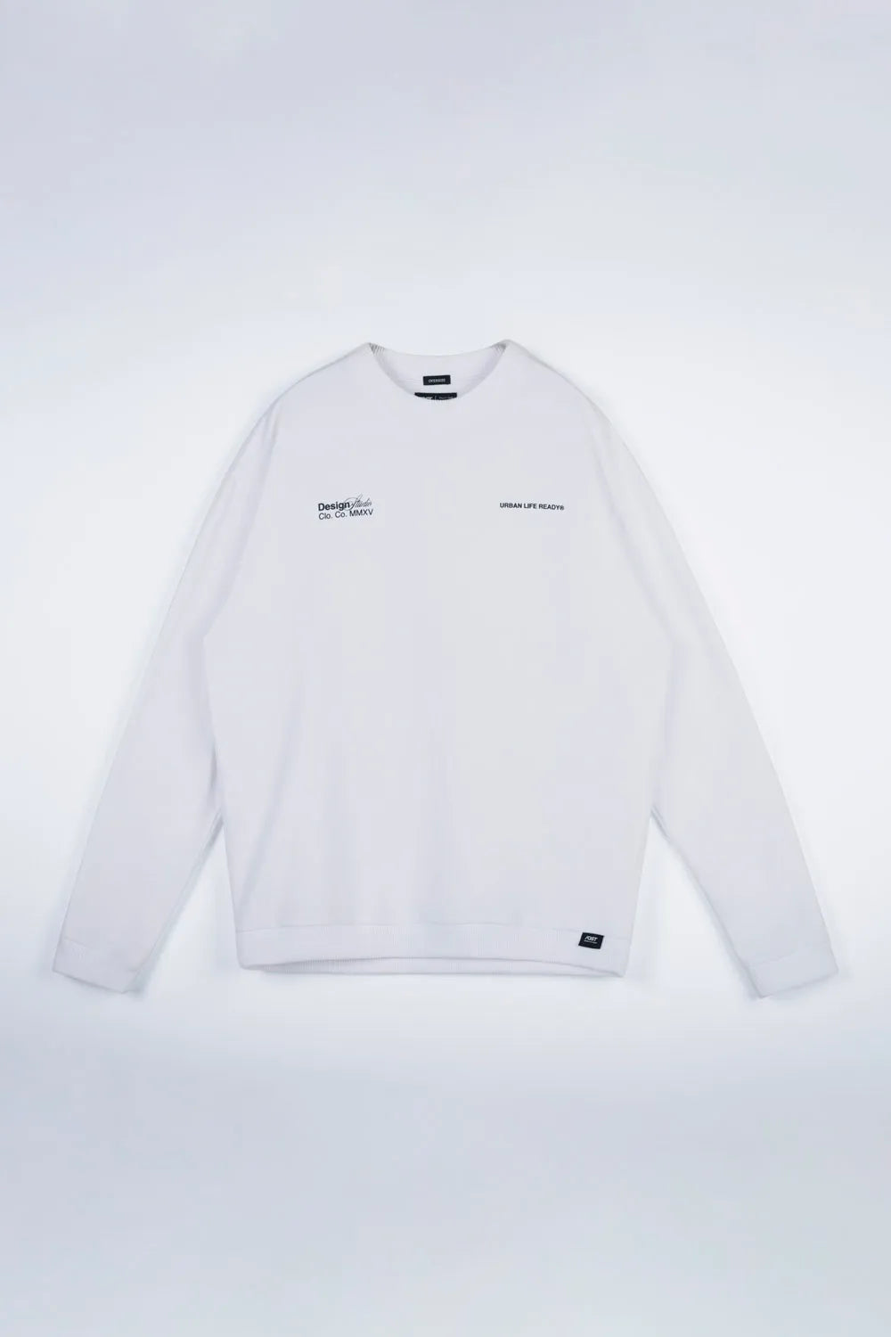 CREWNECK OVERSIZE ESENCIAL WHITE - QST
