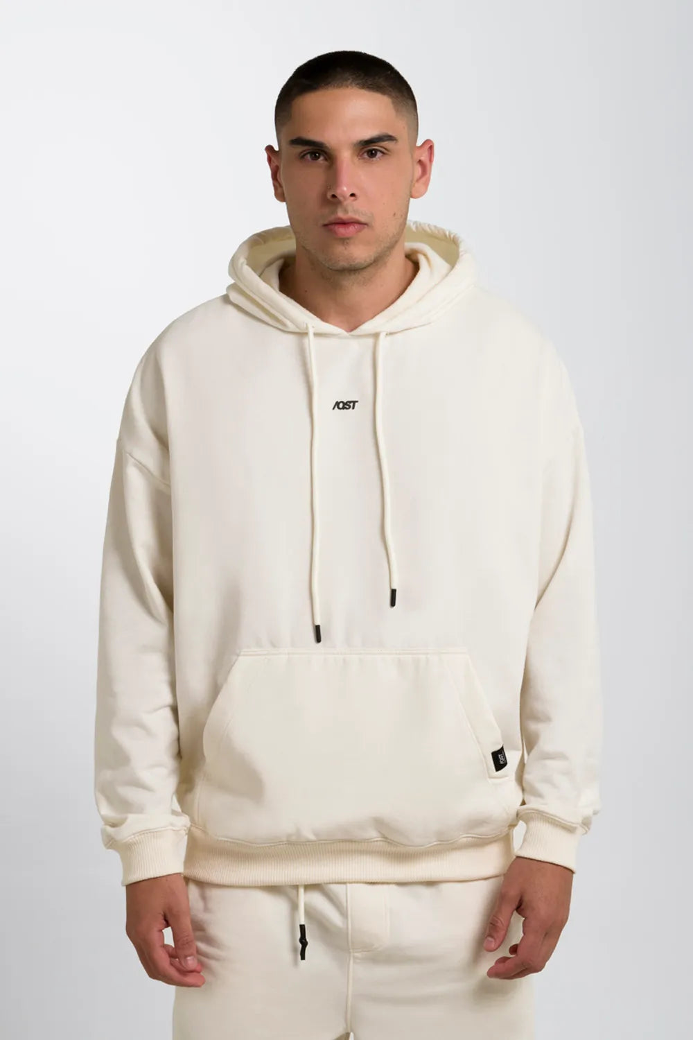 HOODIE OVERSIZE CNCPTS ESENCIAL IVORY - QST