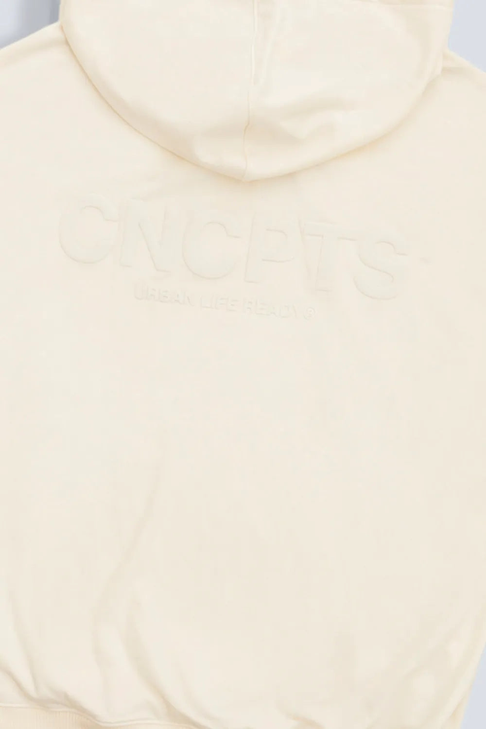 HOODIE OVERSIZE CNCPTS ESENCIAL IVORY - QST