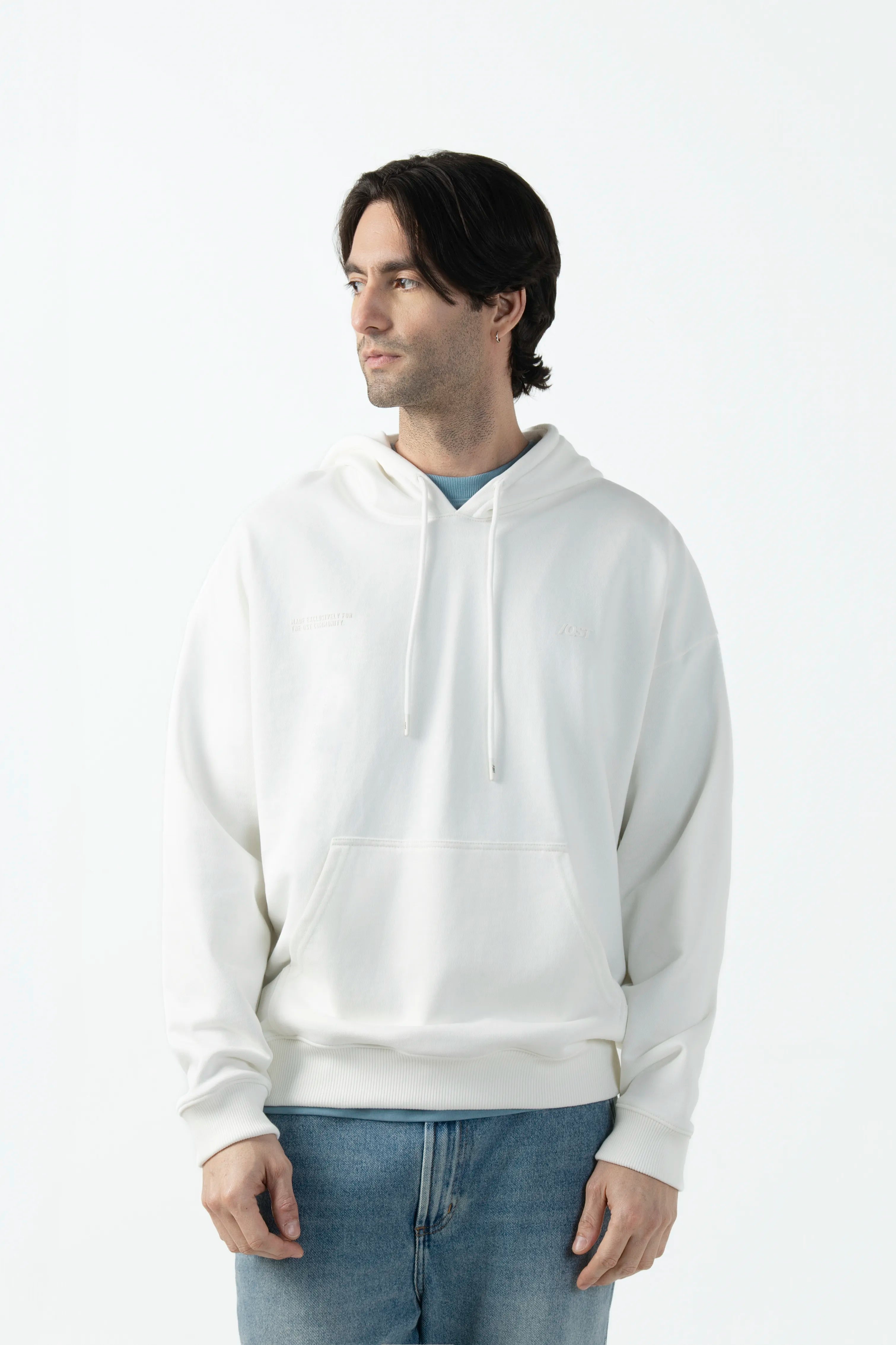 BUZO CERRADO COLOR IVORY