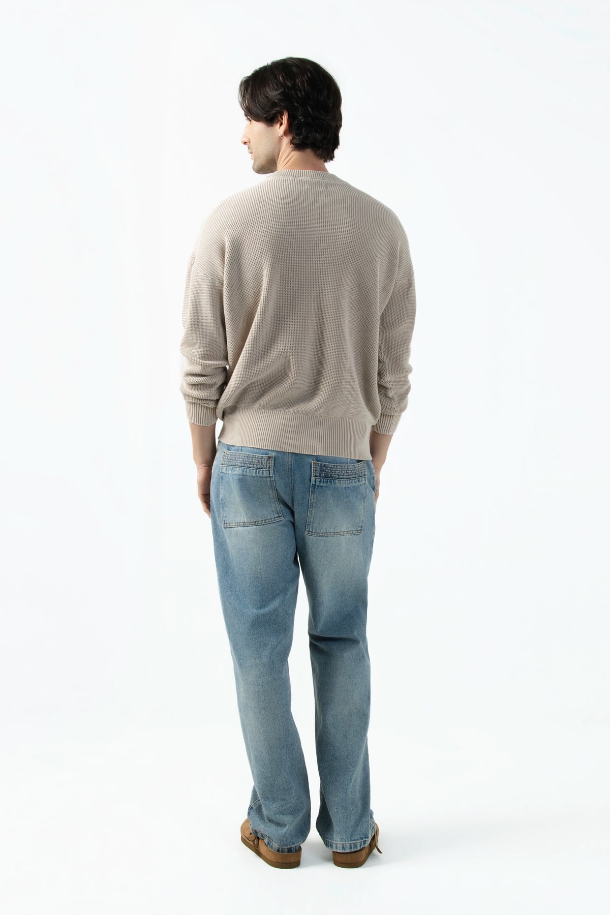SWEATER CERRADO COLOR BEIGE
