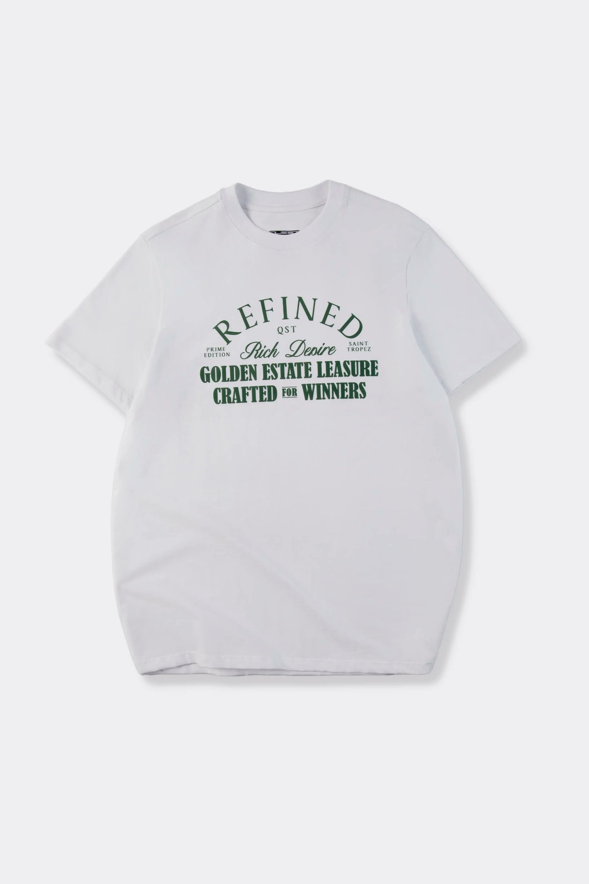 CAMISETA ESPECIAL ESTAMPADO LOCALIZADO COLOR BLANCO