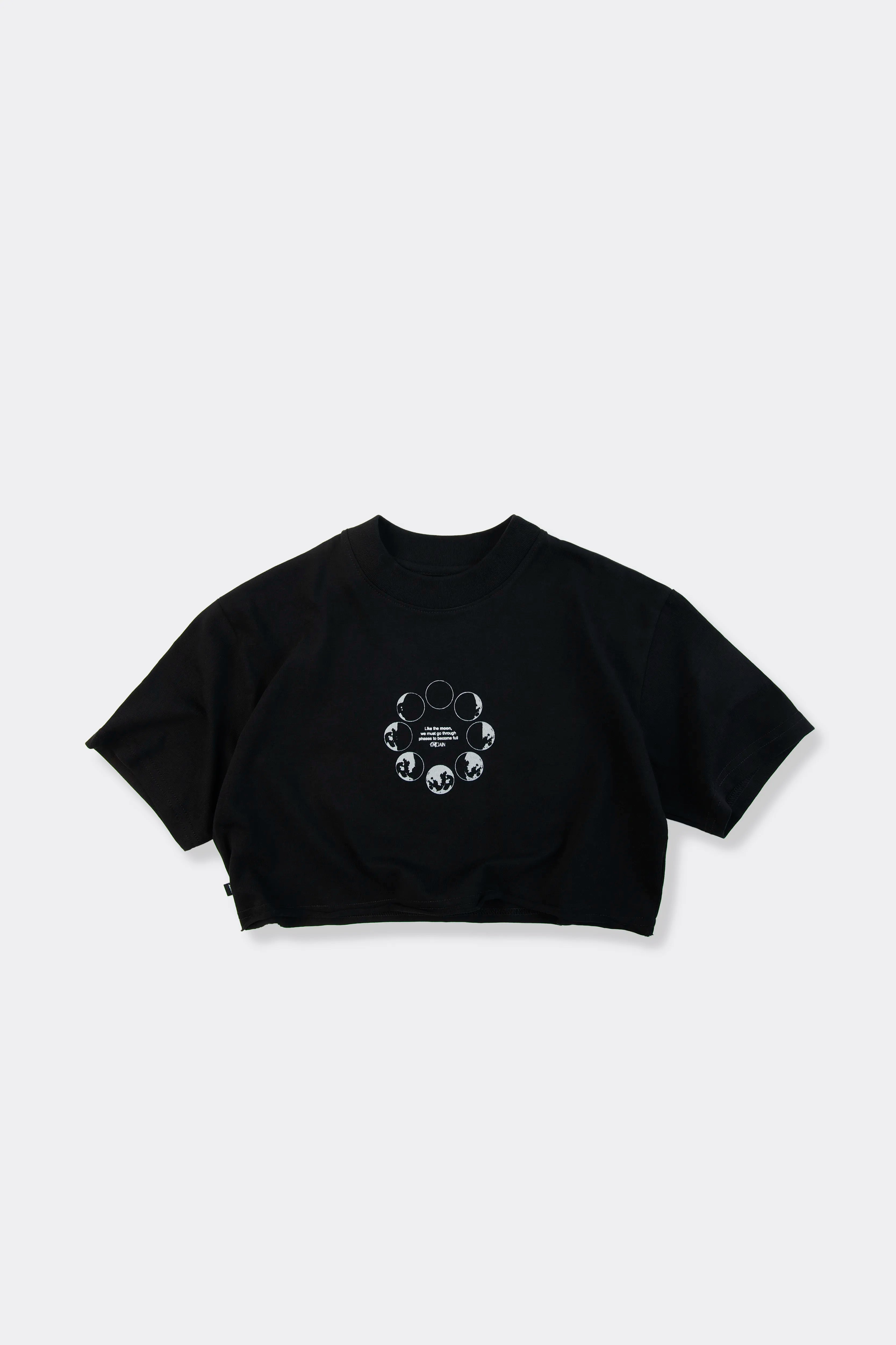 CAMISETA MANGA CORTA COLOR NEGRO