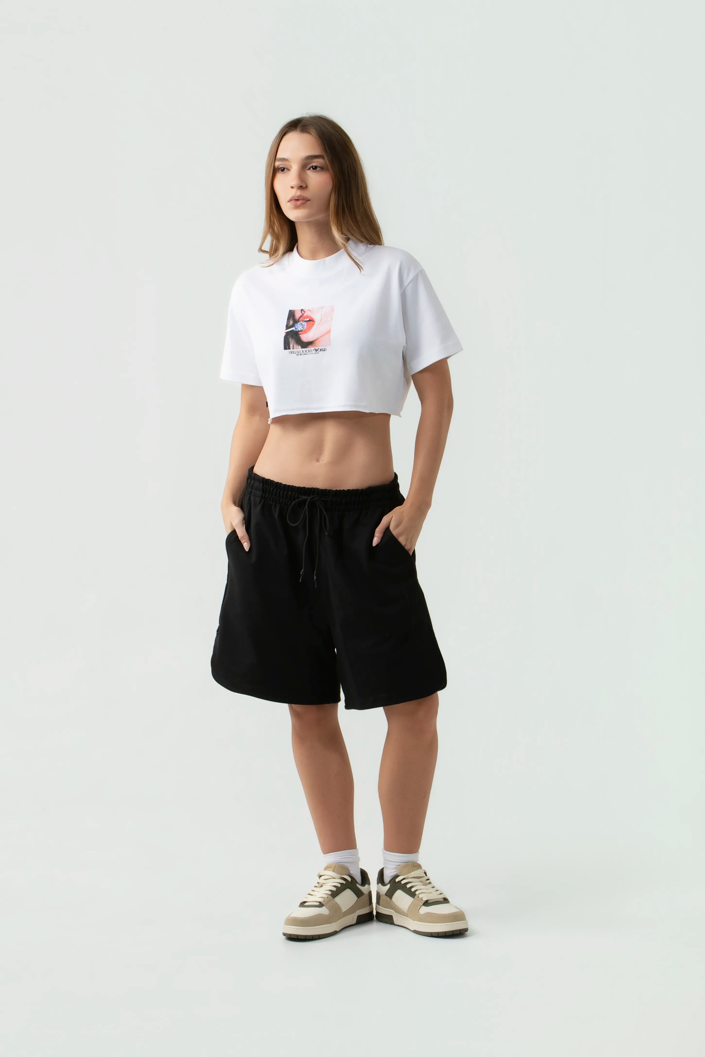 CAMISETA MANGA CORTA COLOR BLANCO OPTICO